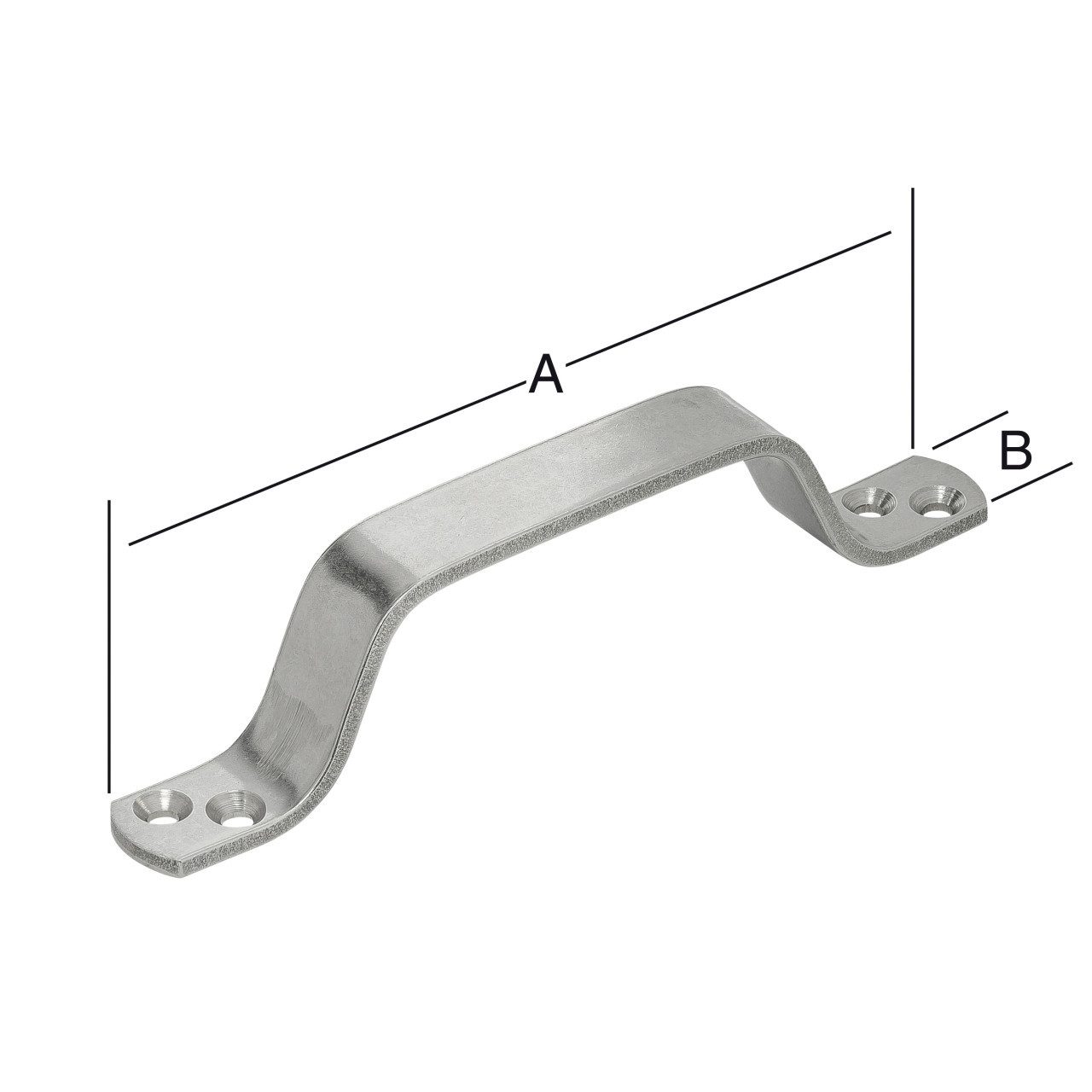 Vormann Möbelbeschlag Vormann Handgriffe 160 x 20 mm
