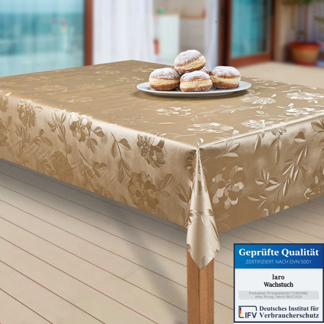 Rustikale Kunststoff-Tischdecke - Holzoptik Für Deine Outdoor-Party