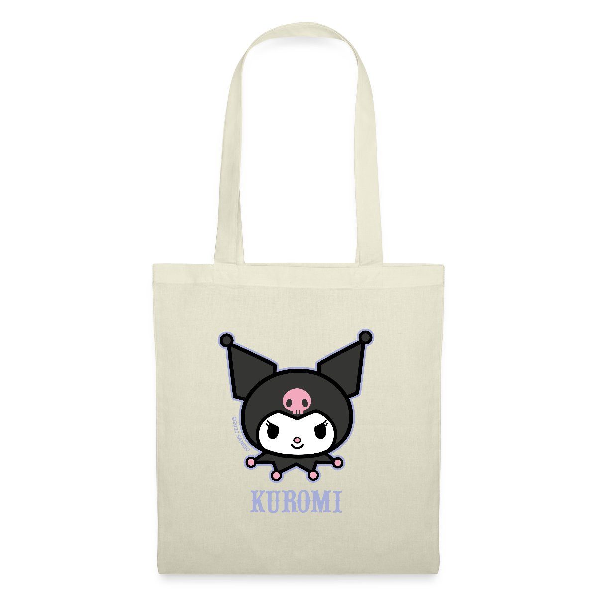 Henkeltasche Kuromi Portrait Stoffbeutel