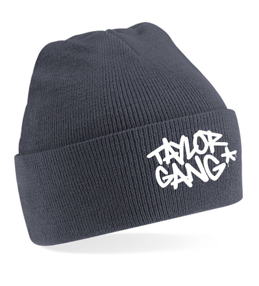 Blondie & Brownie Beanie Unisex Erwachsenen Mütze Taylor Gang Sterne Stars Grau