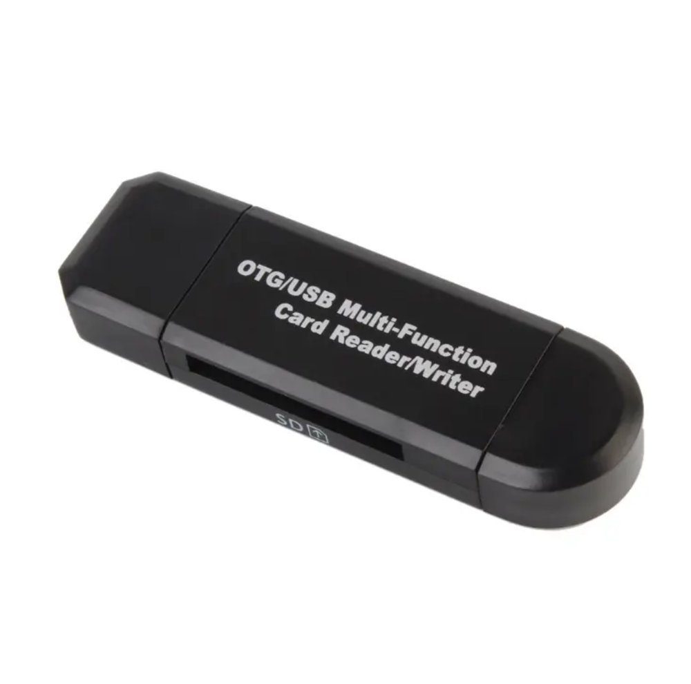 TradeNation Speicherkartenleser Kartenleser Speicherkartenleser Micro SD Card Reader Micro USB OTG, USB 2.0