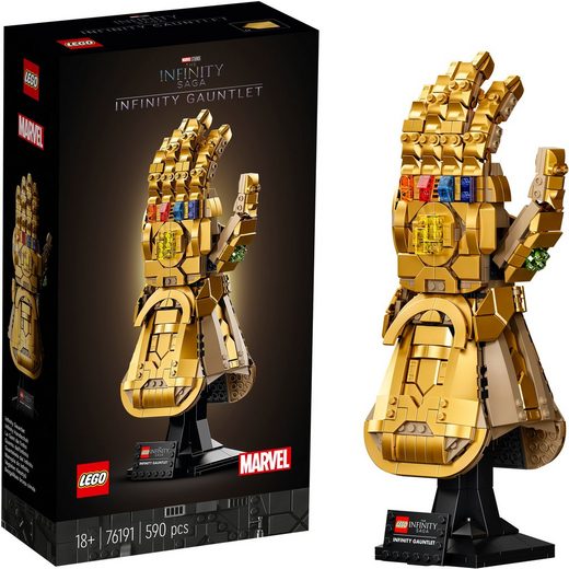 LEGO® Konstruktionsspielsteine »Infinity Handschuh (76191), Marvel Avengers Movie 4«, (590 St), Made in Europe