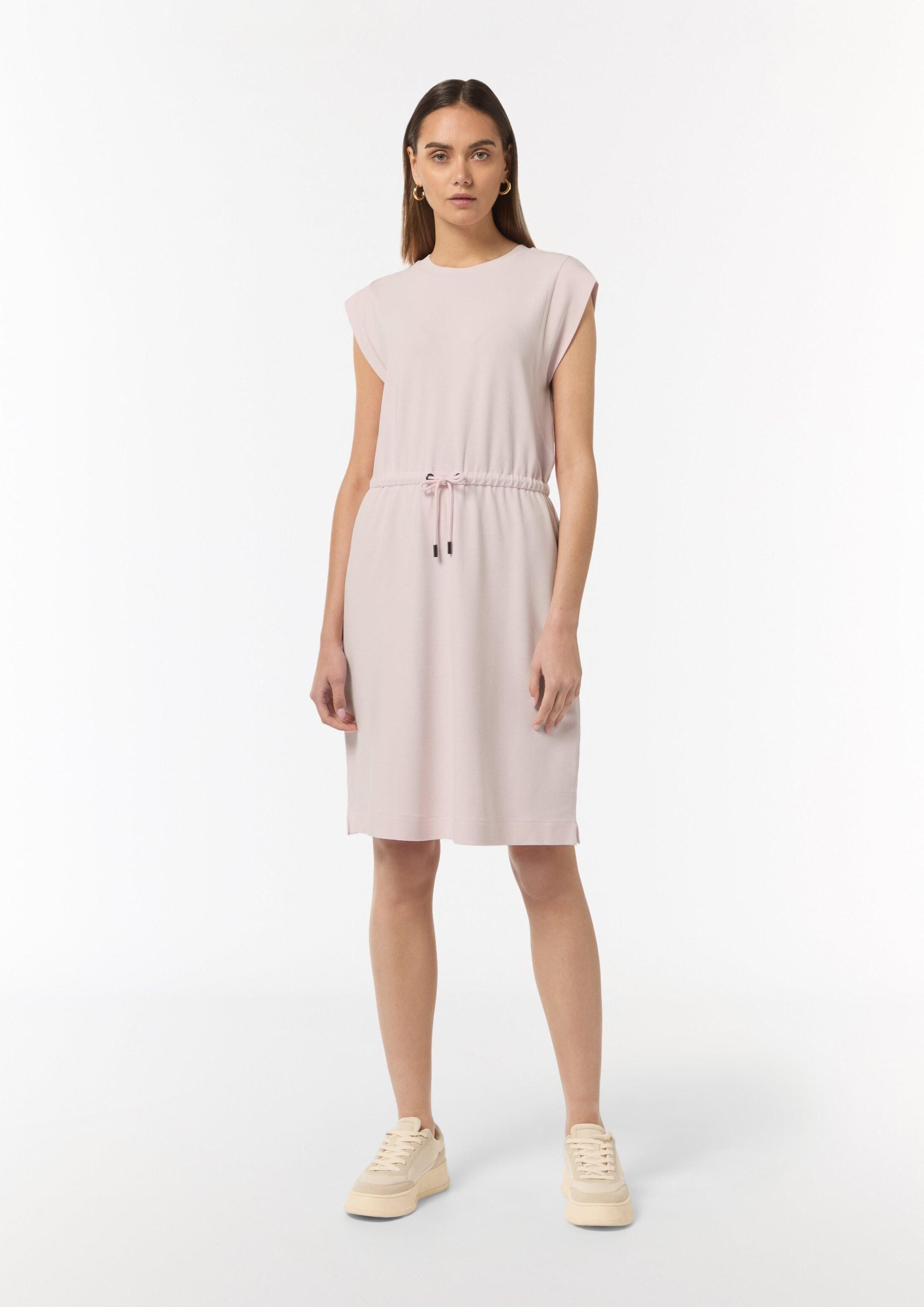 comma Minikleid Kleid Ärmelloses Jerseykleid mit Tunnelzug