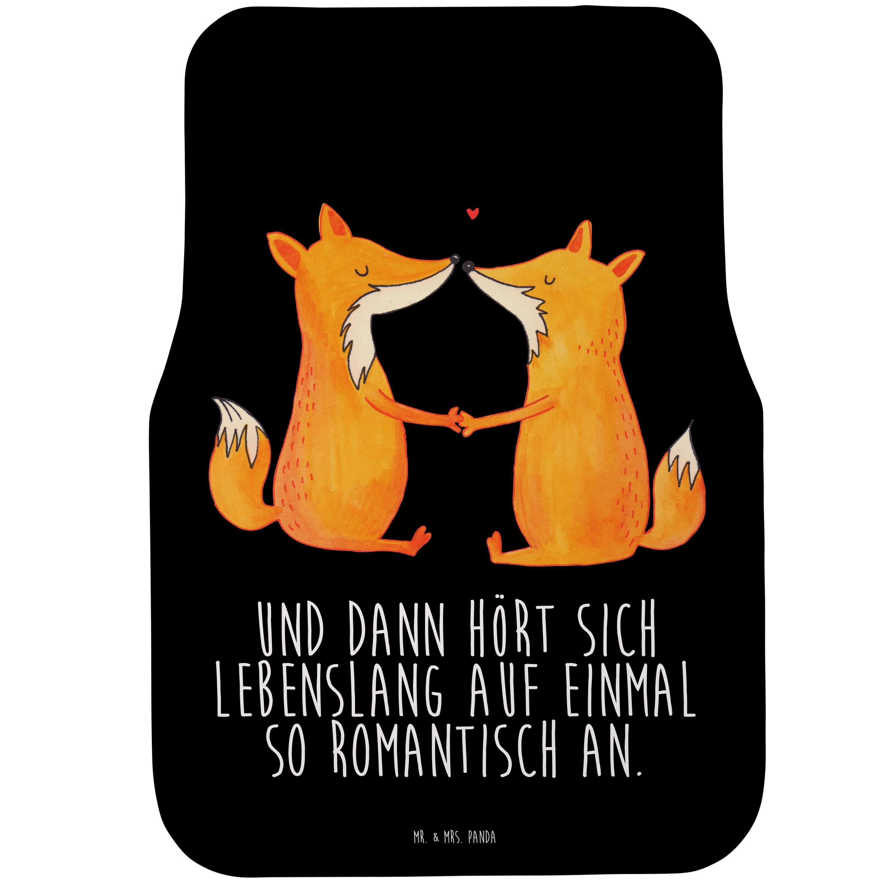 Fußmatte »Füchse Liebe Schwarz Geschenk, Sprüche, Liebesbeweis