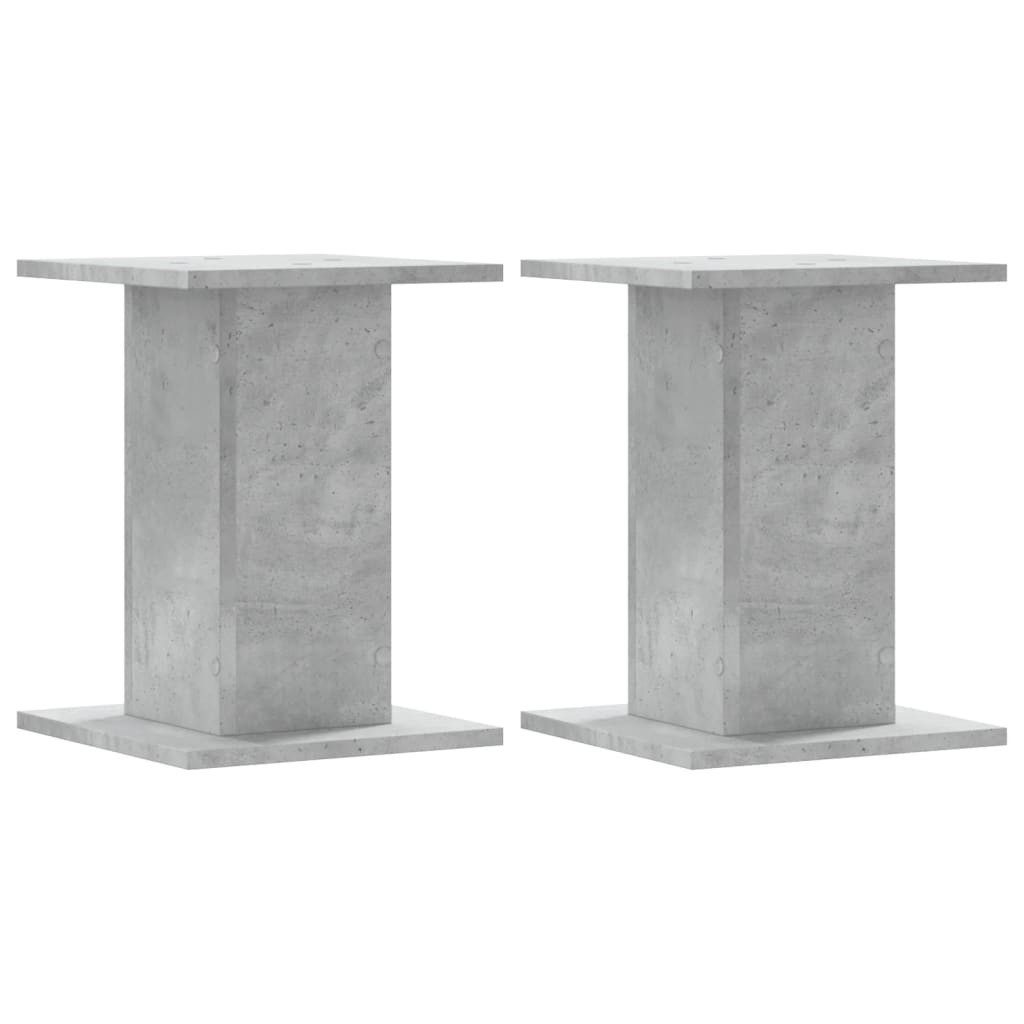 vidaXL Blumenständer Pflanzenständer 2 Stk. Betongrau günstig online kaufen