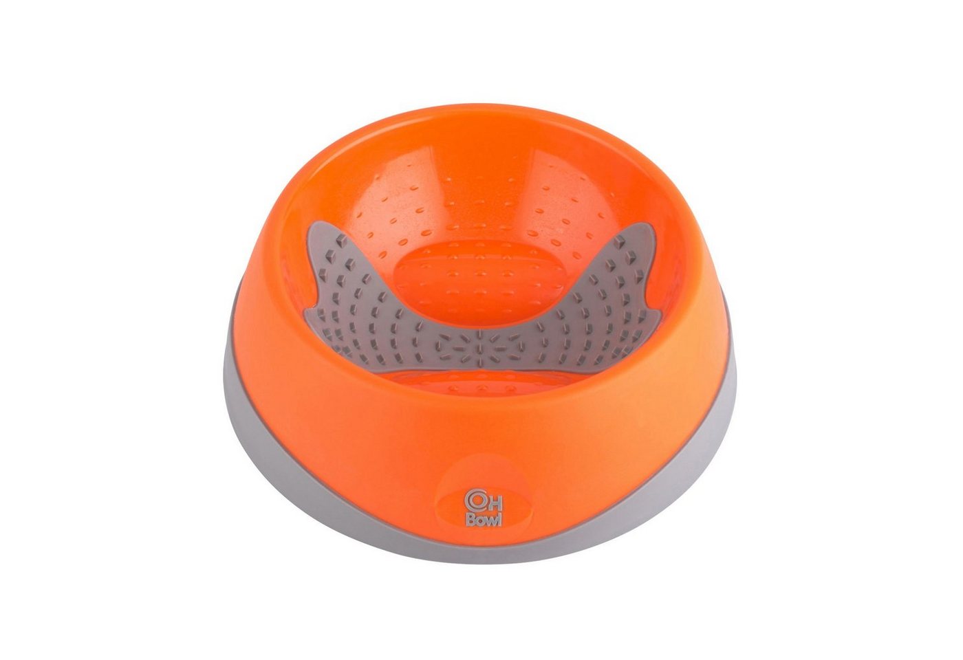 Thumbnail - LickiMat Futternapf Lickimat OH Bowl - Schlecknapf für Hunde - orange - Medium, spülmaschinenfest