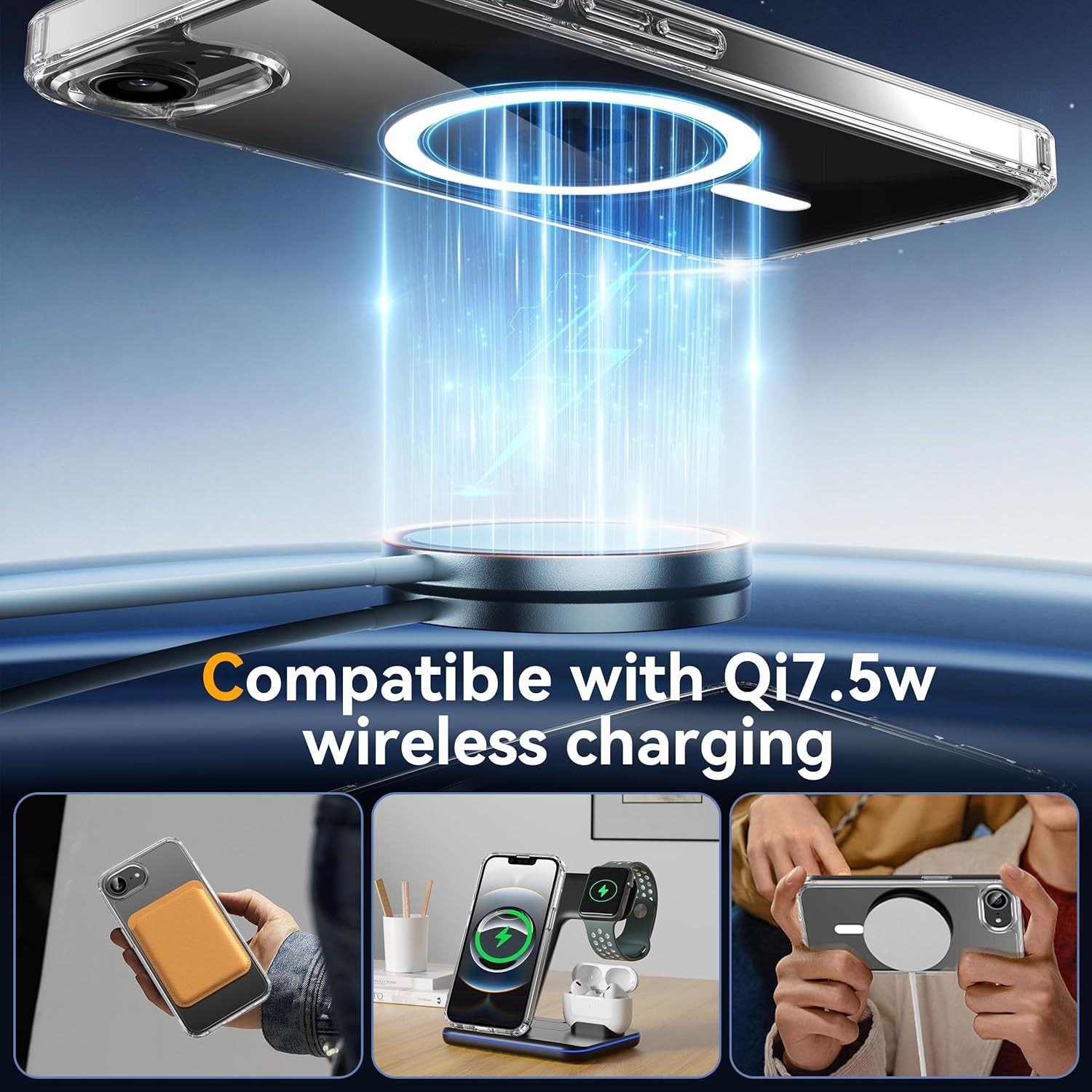 MSM Handyhülle Hülle + 2X Schutzglas für Apple iPhone 16e Panzerfolie MagSafe Case – Bild 5 von 5