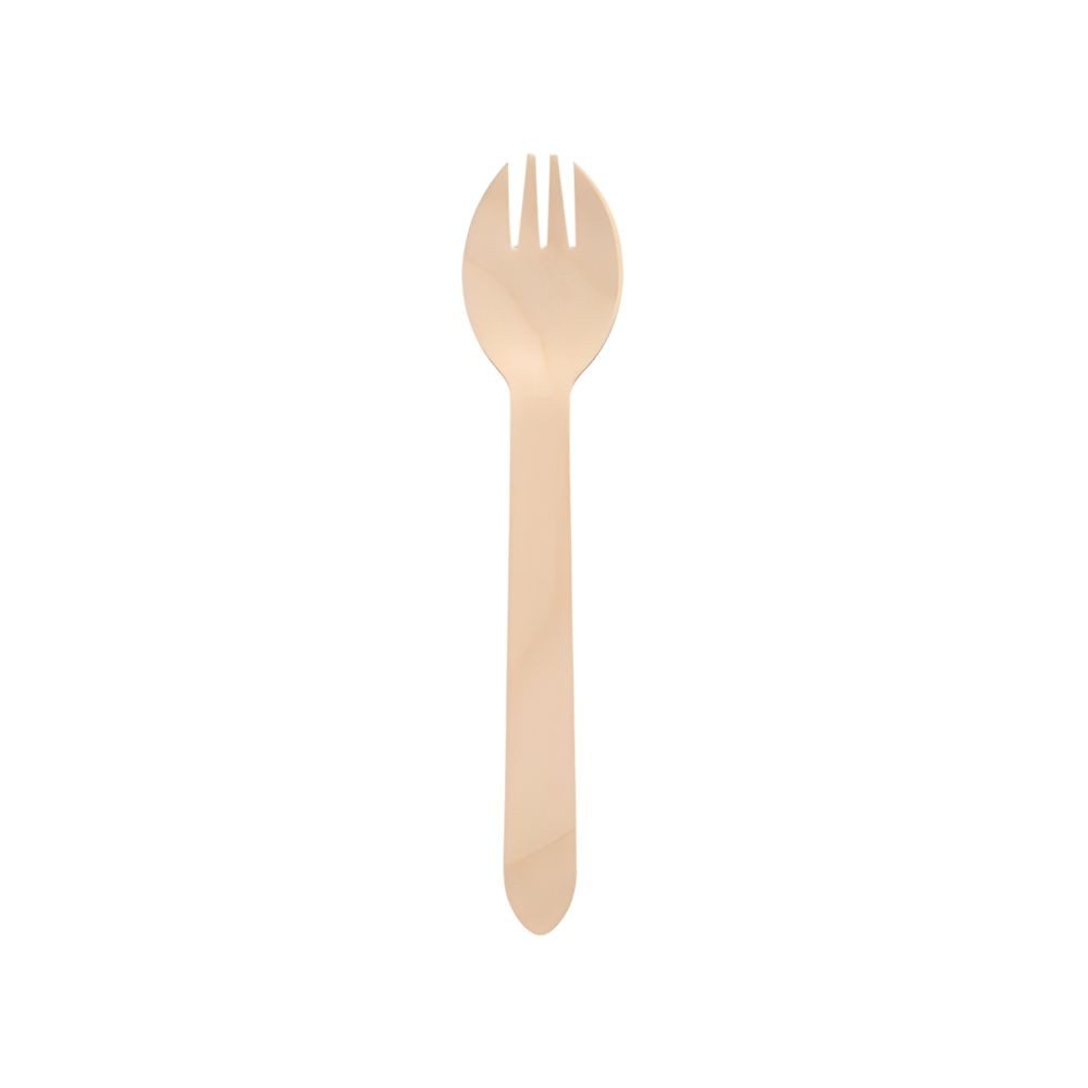 PAPSTAR Einweggabel Göffel, Holz pure 16 cm 100 Stk