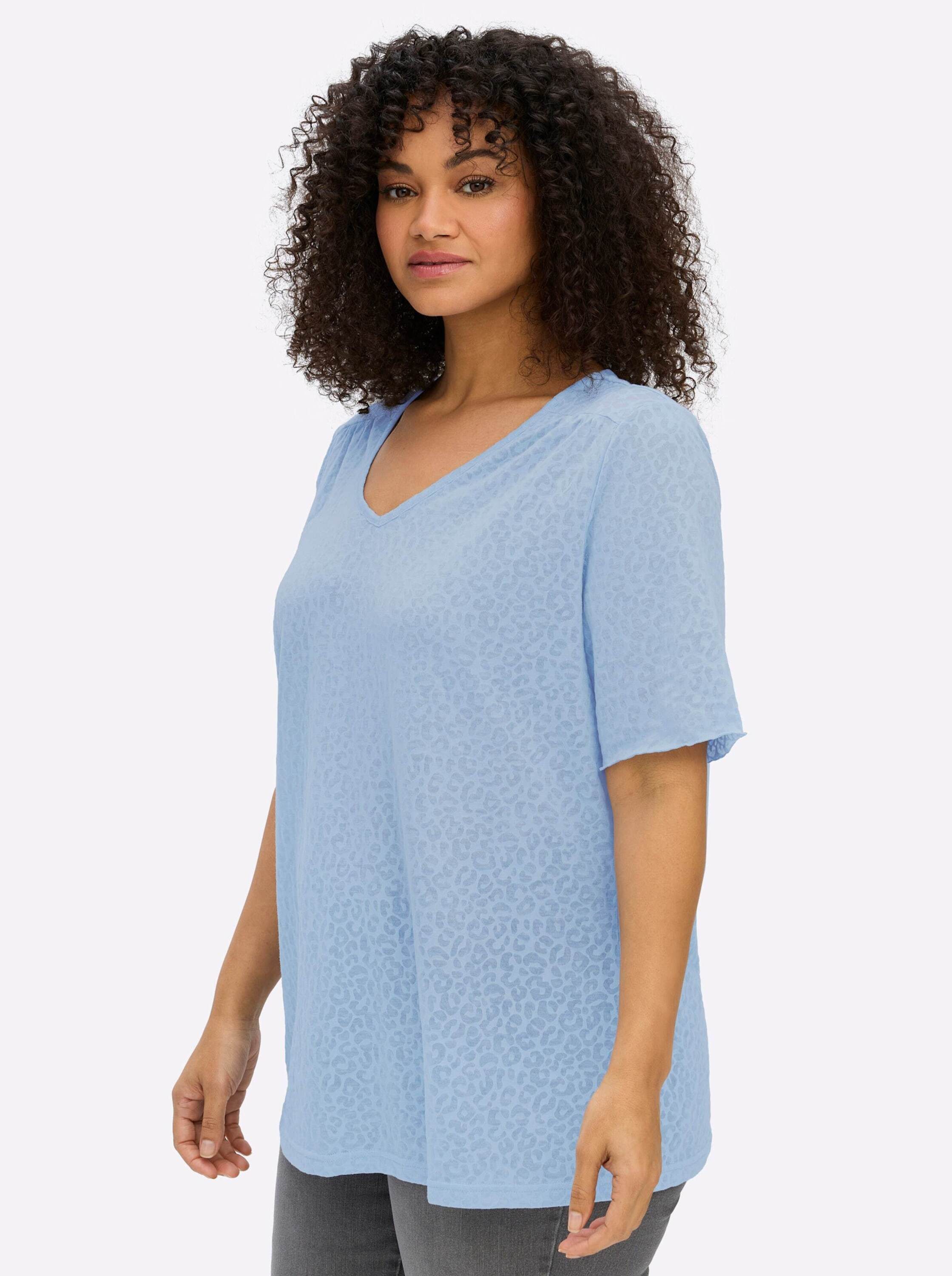 Sheego T-Shirt Shirt Kurzarm