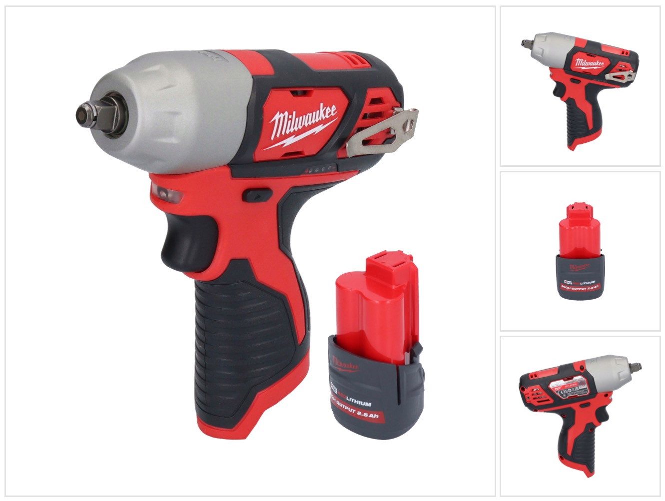 Milwaukee Akku-Schlagschrauber Milwaukee M12 BIW38-251 Akku ...
