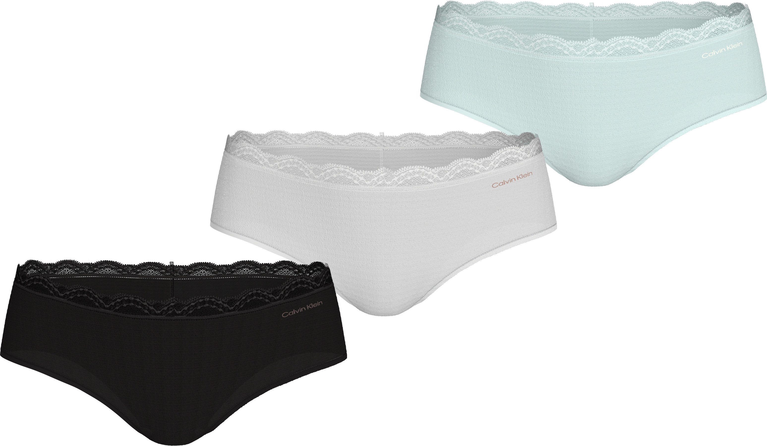 Calvin Klein Underwear Hipster HIPSTER 3PK (Packung, 3-St., 3er-Pack) mit Logodruck