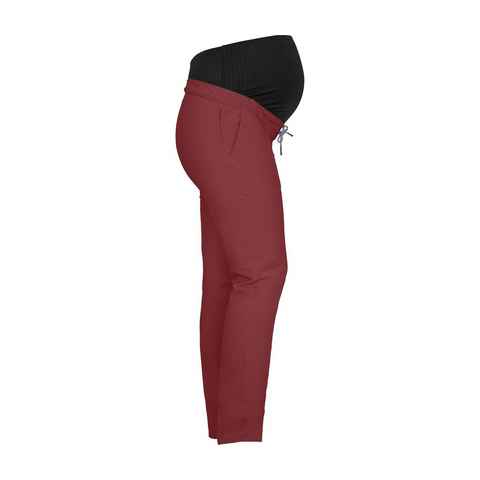 Bergson Outdoorhose SALLA Umstandshose Damen Schwangerschaftshose, elastischer Überbauchbund, recycelt, Norm