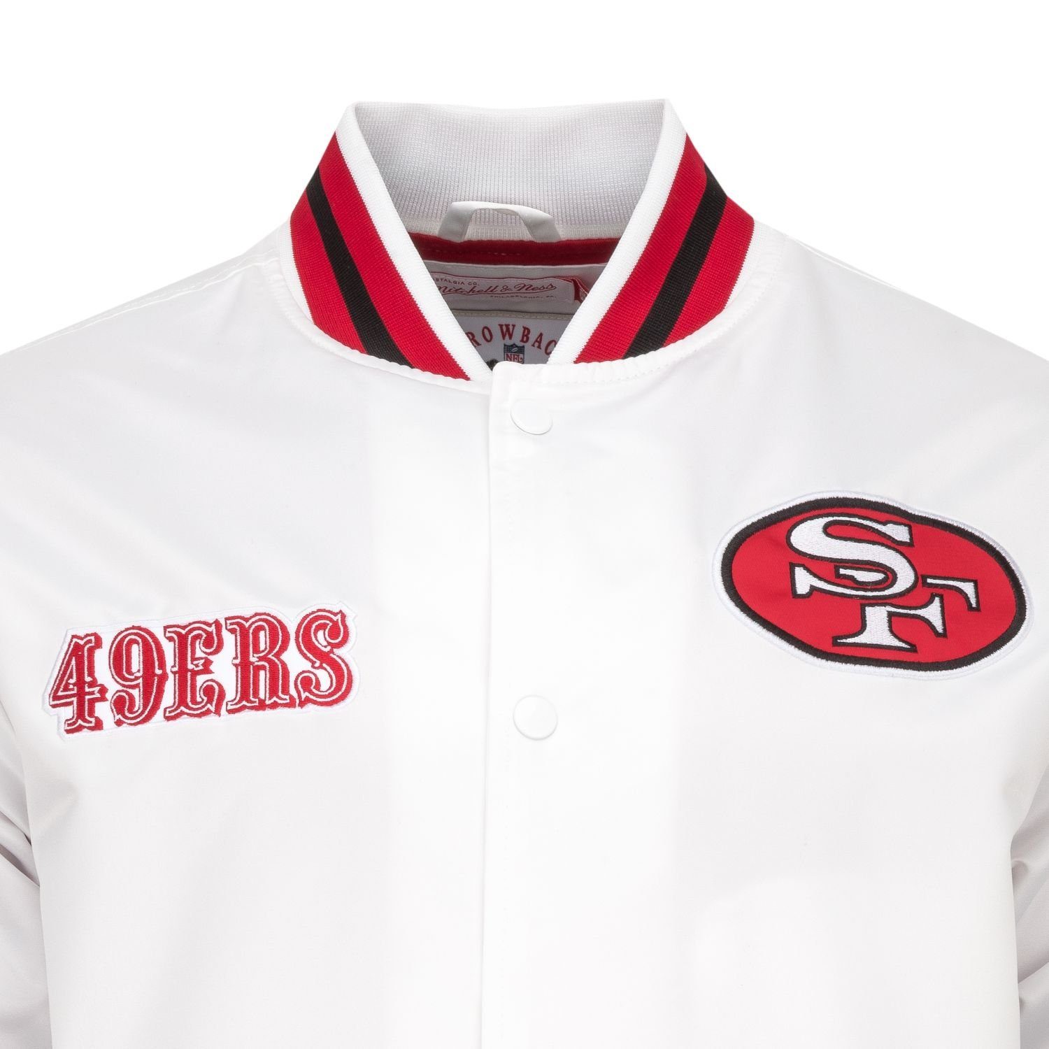 Mitchell & Ness 49ers City Satin Collegejacke Francisco Collection San