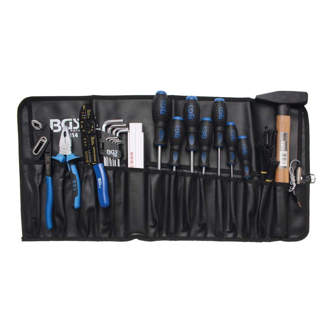 BGS technic Werkzeugtasche BGS Werkzeugsortiment in Rolltasche 270 teilig