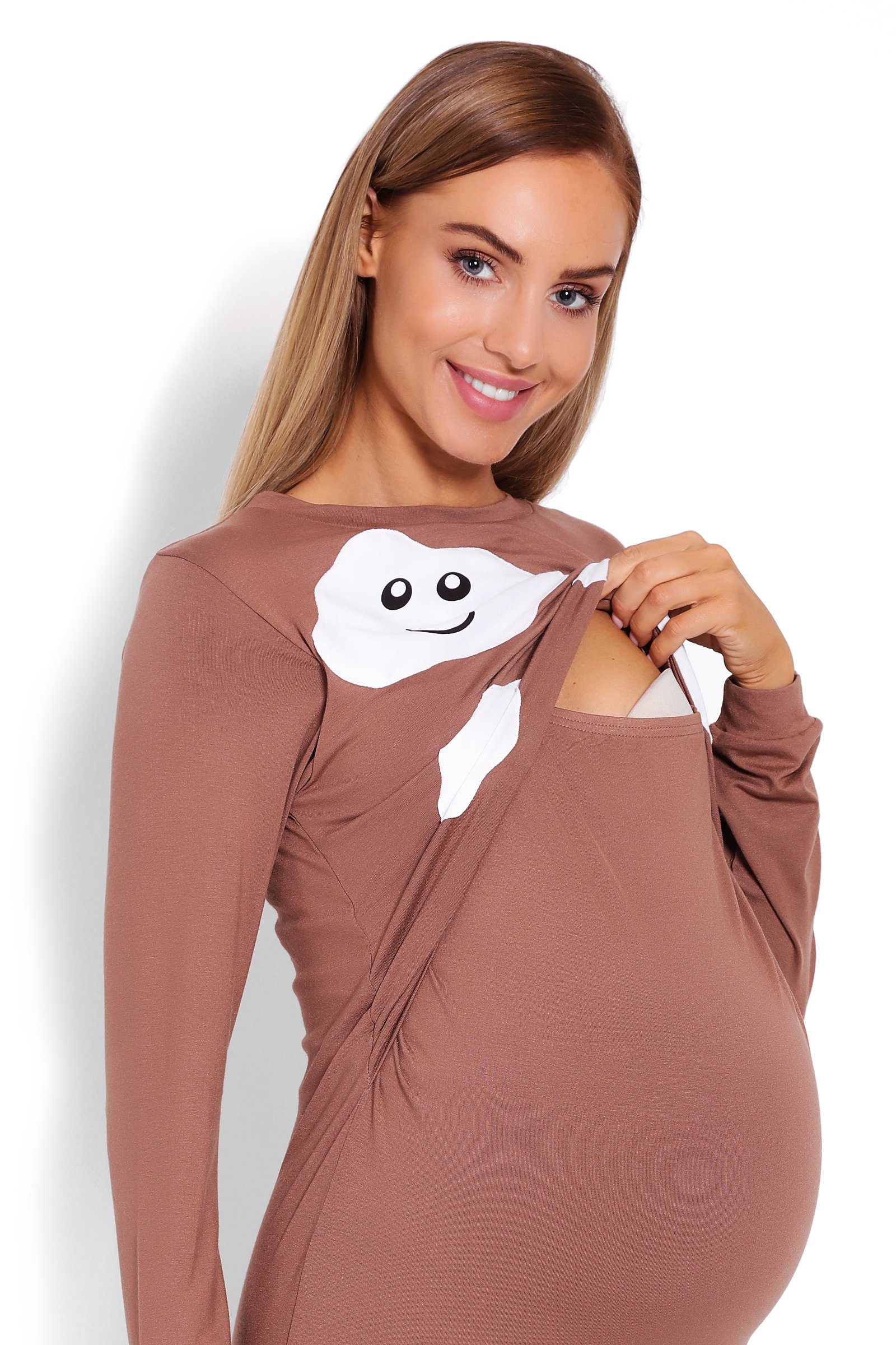 PeeKaBoo Umstandsnachthemd Stillnachthemd Nachthemd Stillen Schwangerschaft günstig online kaufen