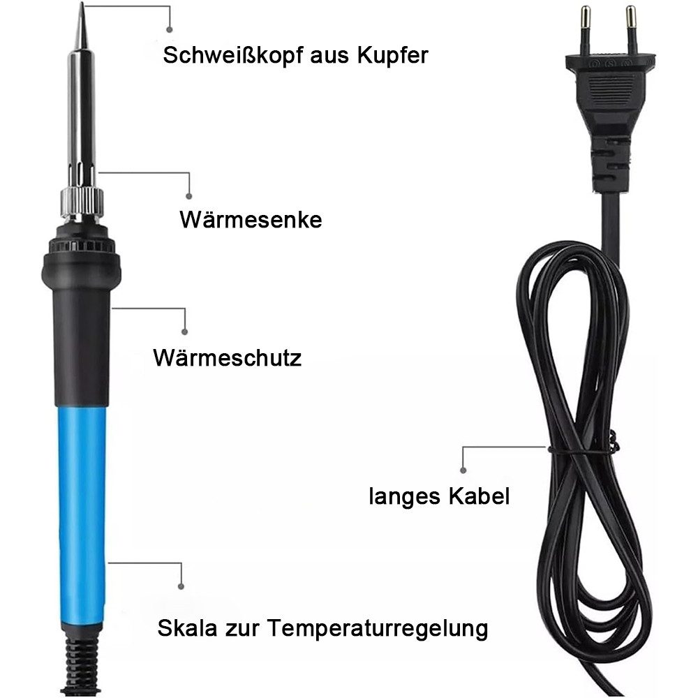 zggzerg Elektrowerkzeug-Set Lötkolbe Set,80W Lötkolben Lötset, günstig online kaufen