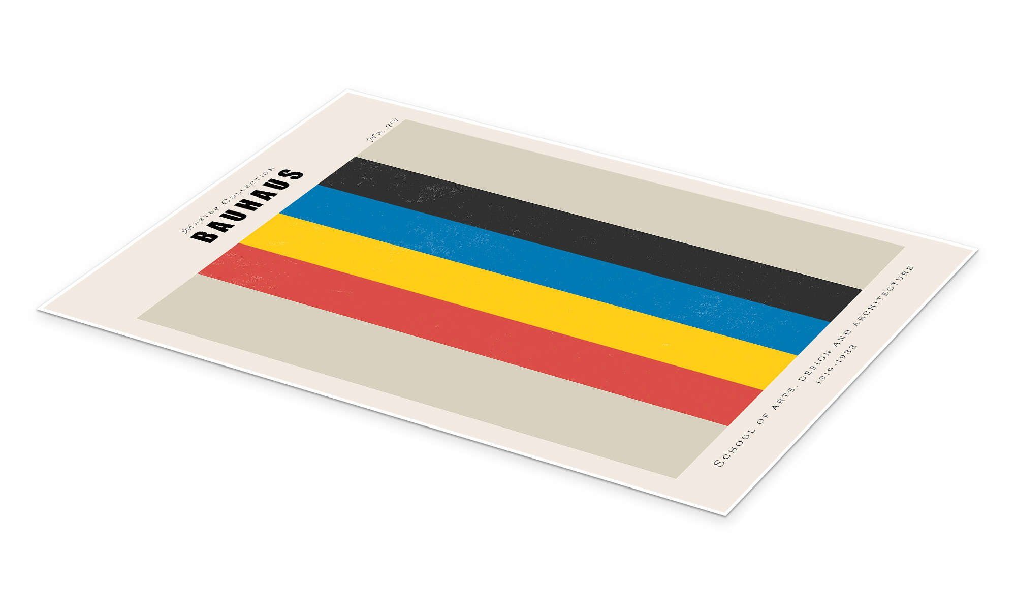 Posterlounge Wandbild Bauhaus School of Arts, Exhibition Posters, erhältlich als Poster, Leinwandbild, Wandsticker oder Acrylglasbild