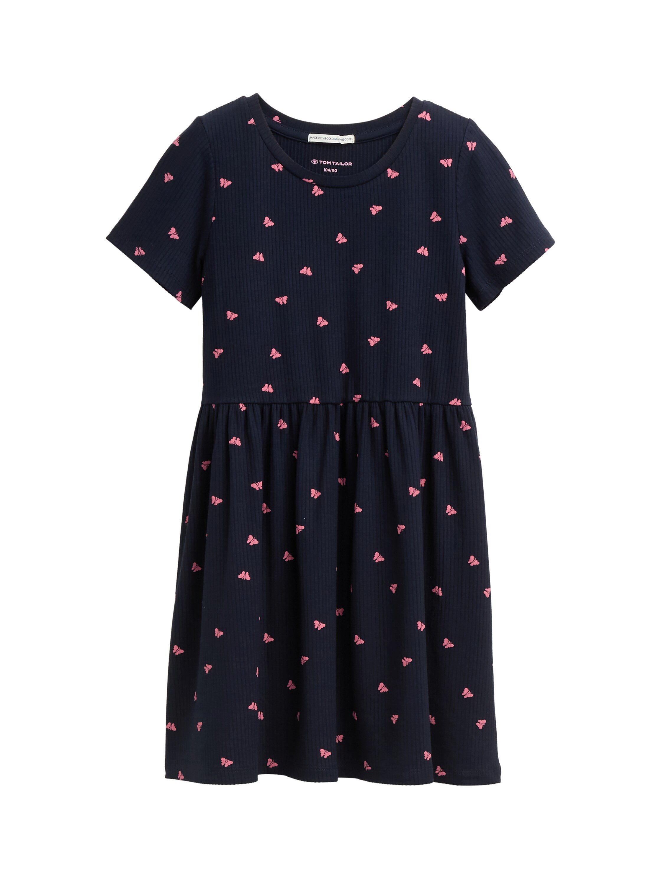 TOM TAILOR Minikleid mit All-Over Print