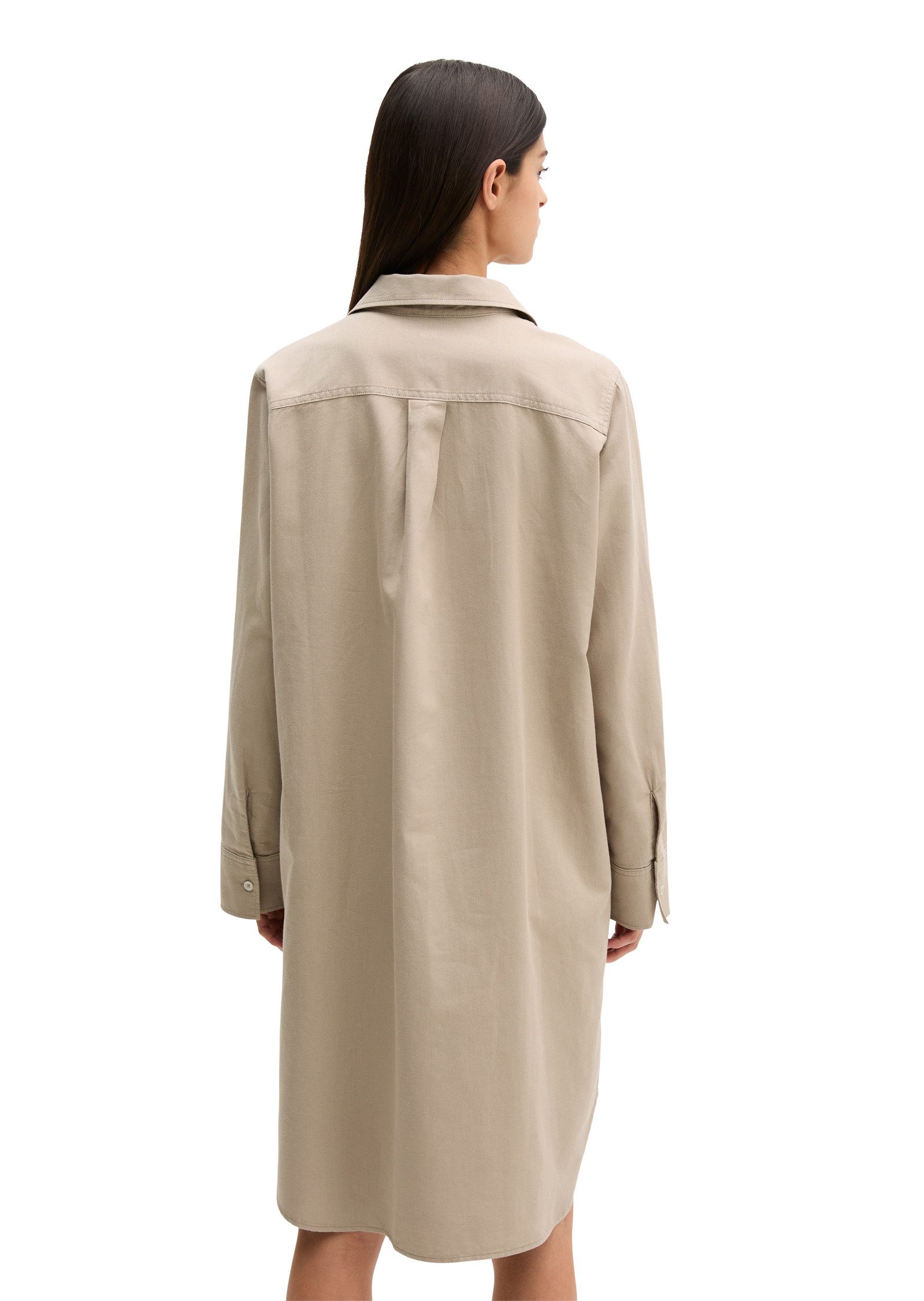 Marc O'Polo Hemdblusenkleid aus Organic-Cotton-Lyocell-Leinen-Mix – Bild 3 von 5