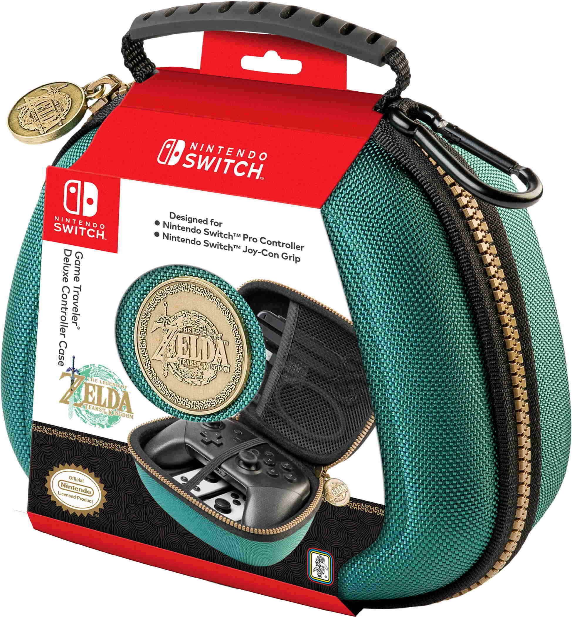 BigBen Nintendo-Schutzhülle Nintendo Switch Deluxe Controller Tasche NNS20G Zelda grün AL112883