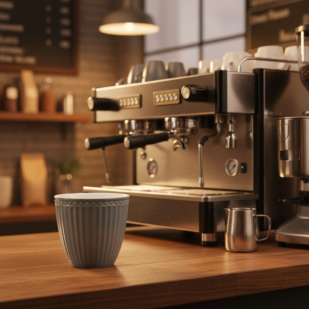 Greengate Espressotasse GreenGate Mini Latte Cup Alice Steingrau