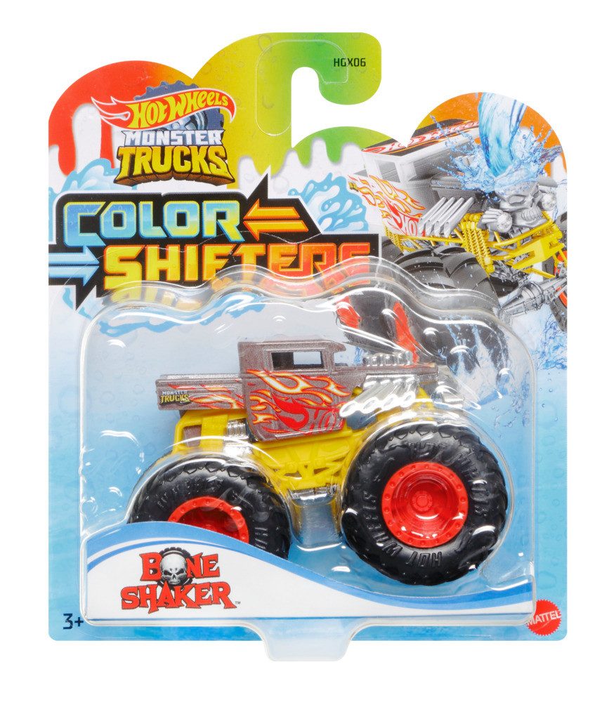 Mattel® Spielzeug-Monstertruck Hot Wheels Monster Trucks Color Shifters 1:64 sortiert