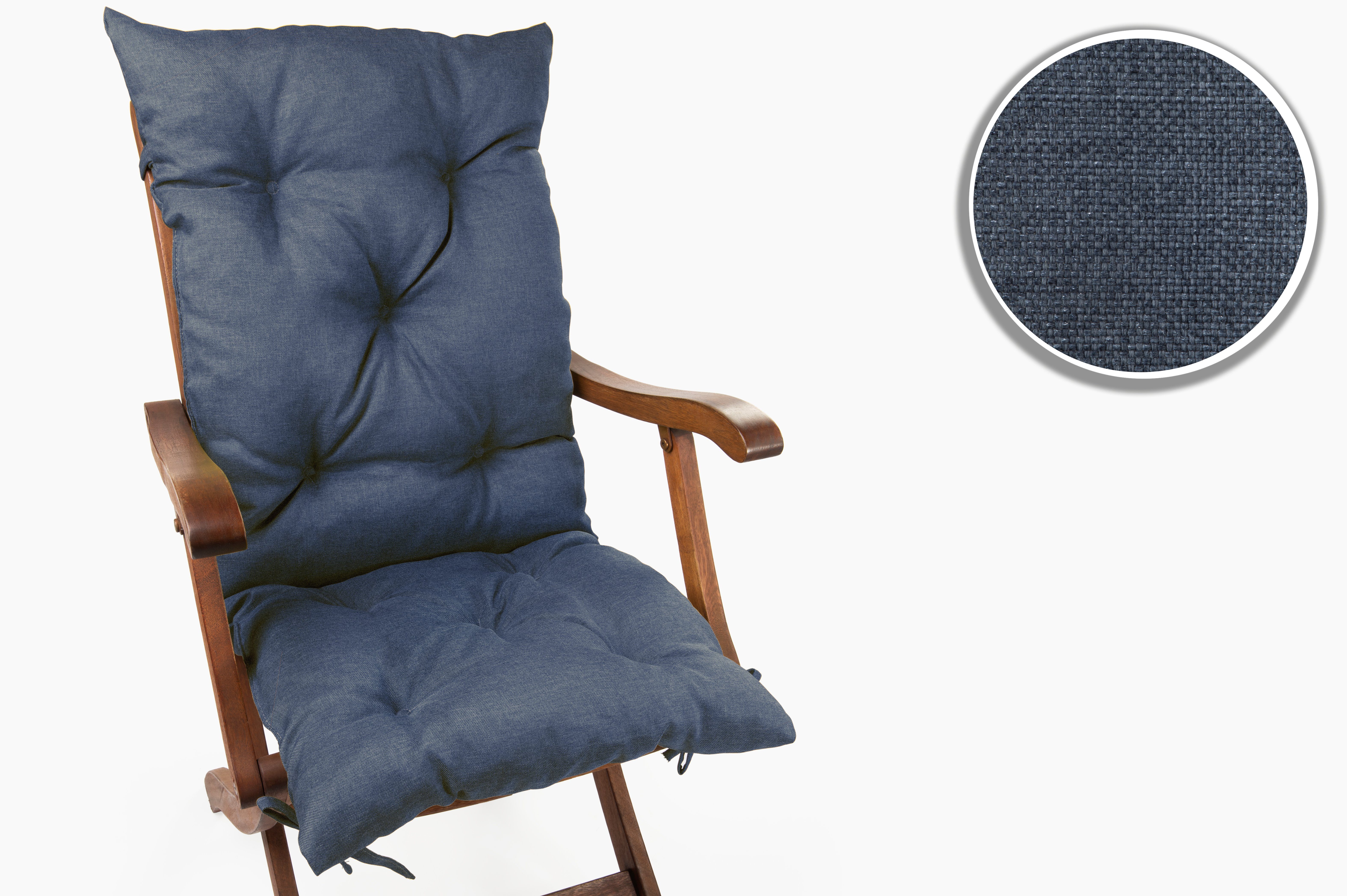 sunnypillow Bankauflage Bankauflage Stuhlkissen viele Farben und Größen zur Auswahl, 50x50x50cm blau