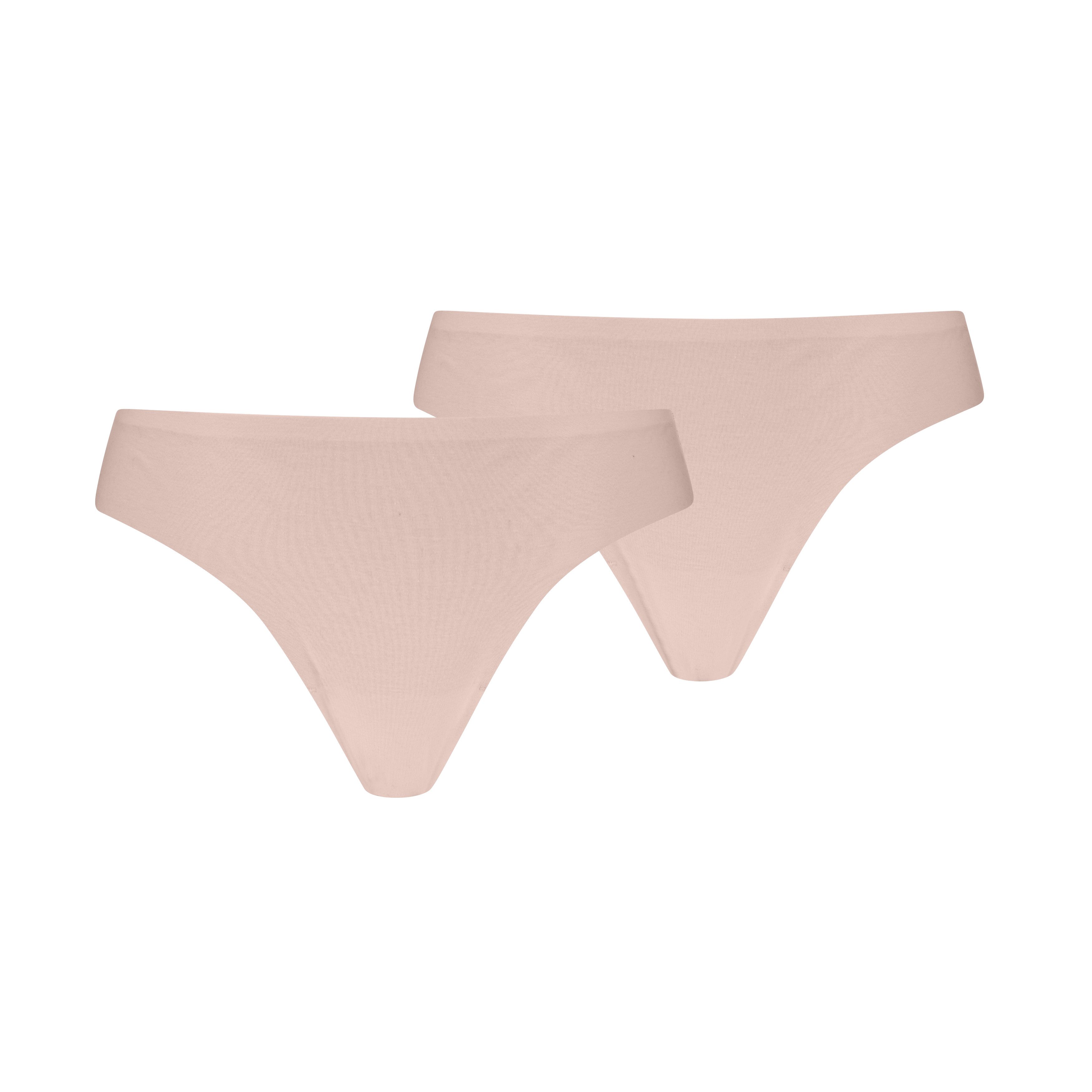 PUMA String PUMA WOMEN INVISIBLE COTTON STRINGS 2P (2er Pack) nahtlose Ränder für eine unsichtbare Passform