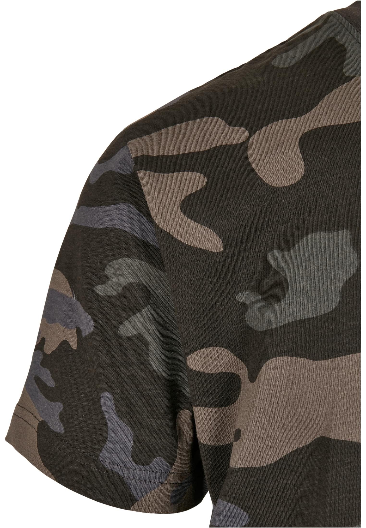 Shirt (1-tlg) Kurzarmshirt Brandit Brandit Herren Premium darkcamo