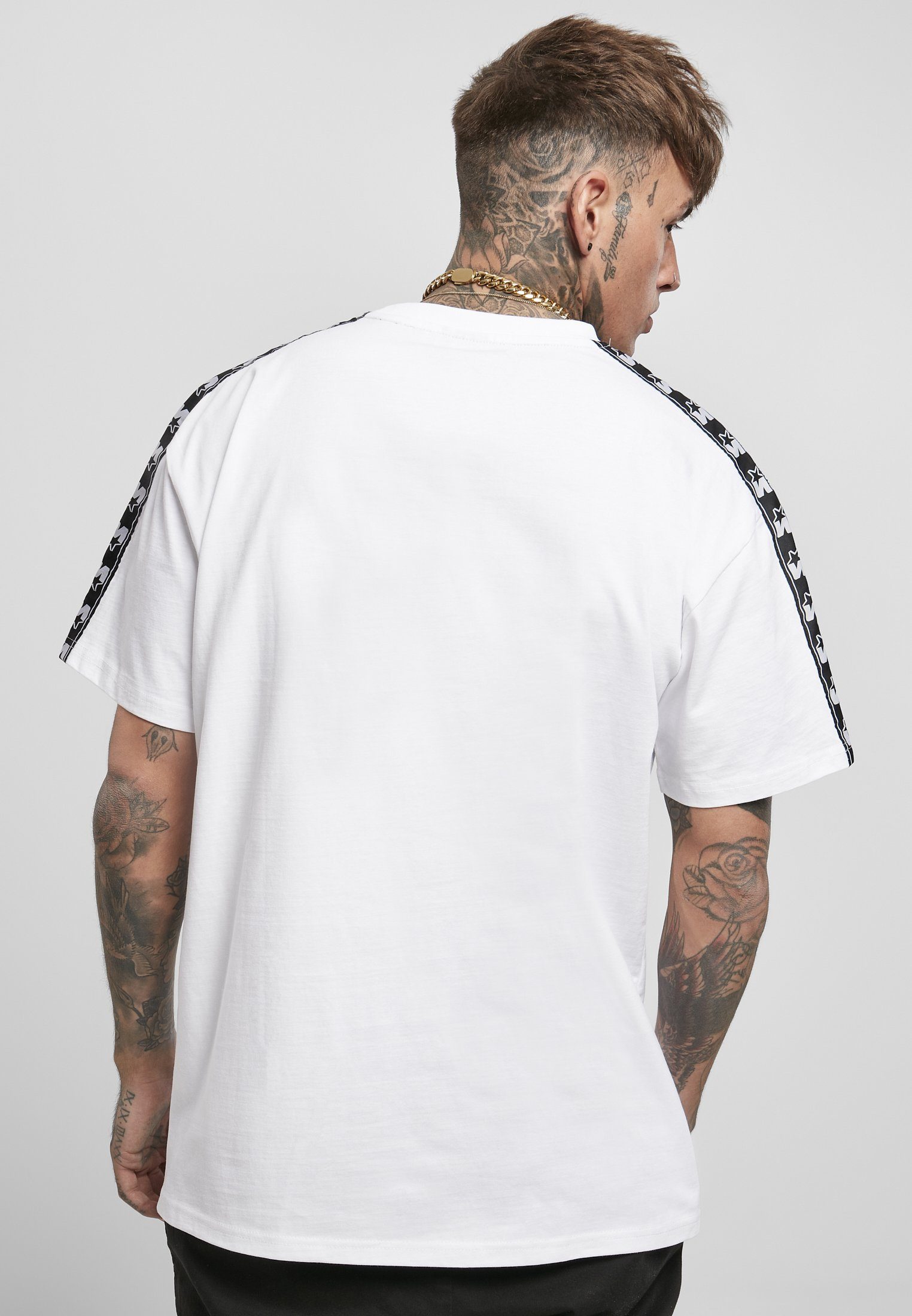 Starter T-Shirt Tee Herren (1-tlg) white Starter Logo Taped