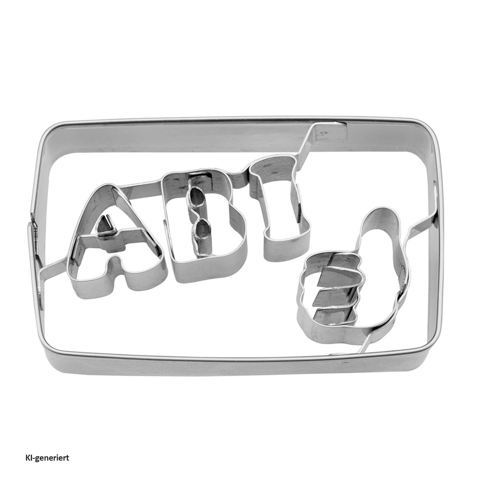STÄDTER Ausstechform Ausstechform ABI Schule, Edelstahl, (Stück, 1-St., 1 Ausstechform), Backförmchen