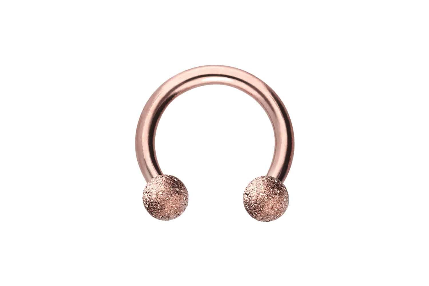 Nasenpiercing Chirurgenstahl Hufeisenring DIAMANTOPTIK