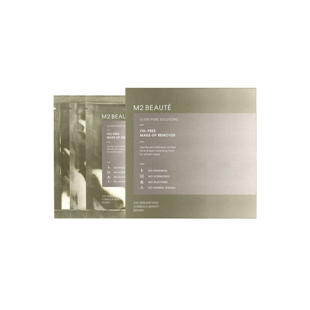 M2 Beauté Make-up-Entferner Oil Free Eye Make Up Remover Sachets 80g