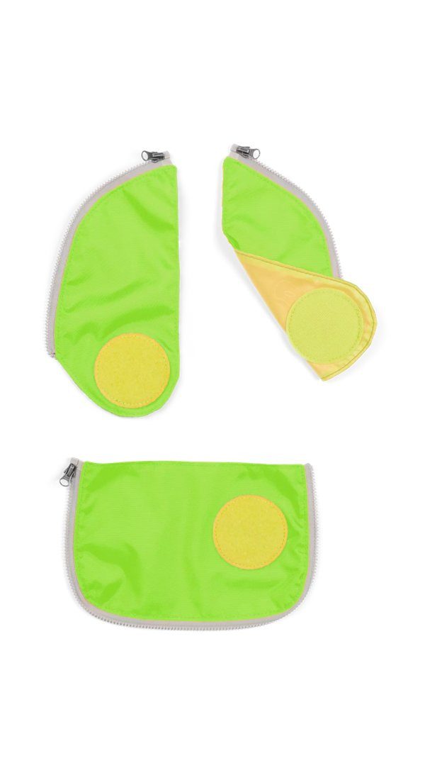 ergobag Schulranzen cubo Sicherheitsset (3-tlg., 3-teiliges Set), reflektierend