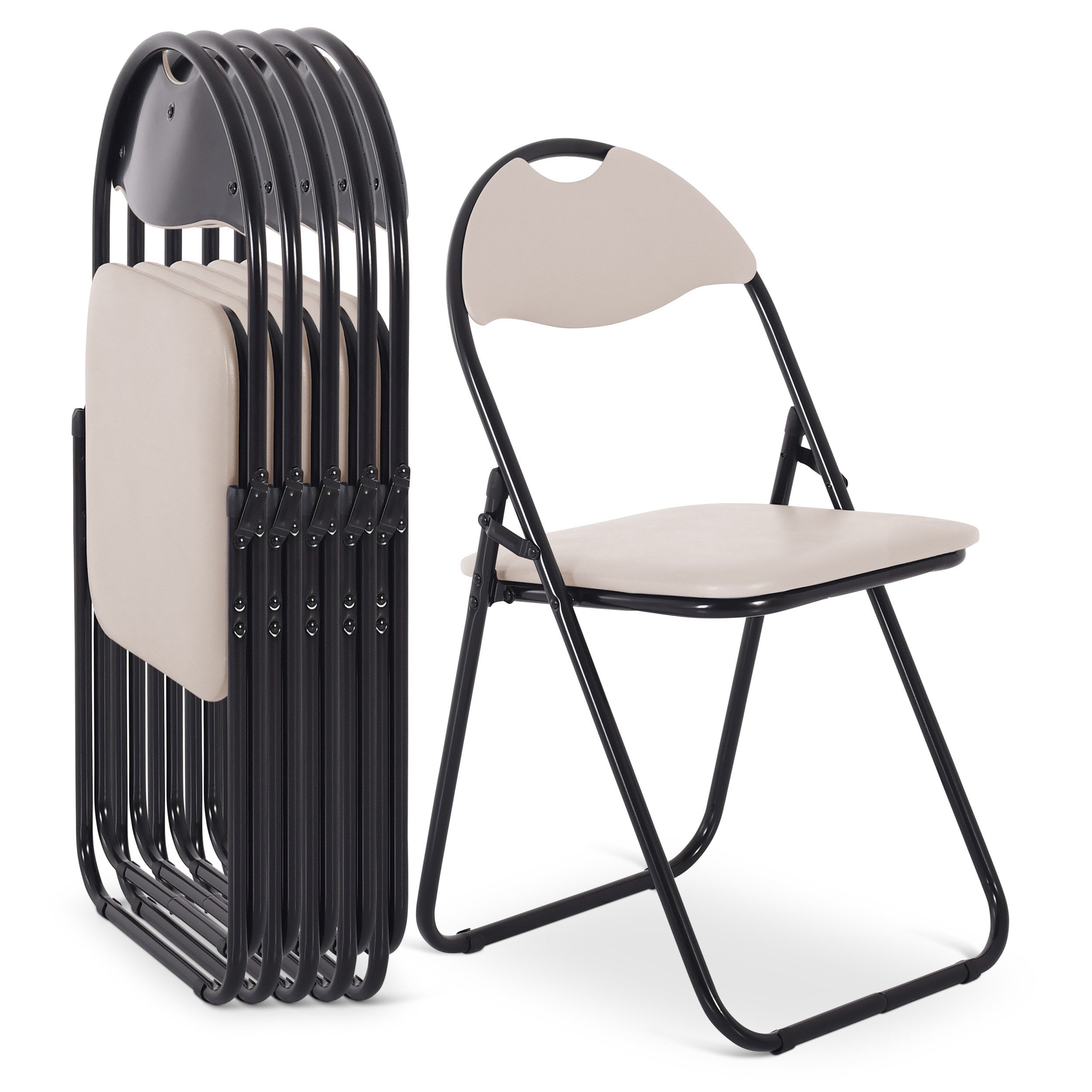 Raburg Klappstuhl Gästestuhl-Set zum Klappen, gepolstert, Metallgestell, Pa günstig online kaufen