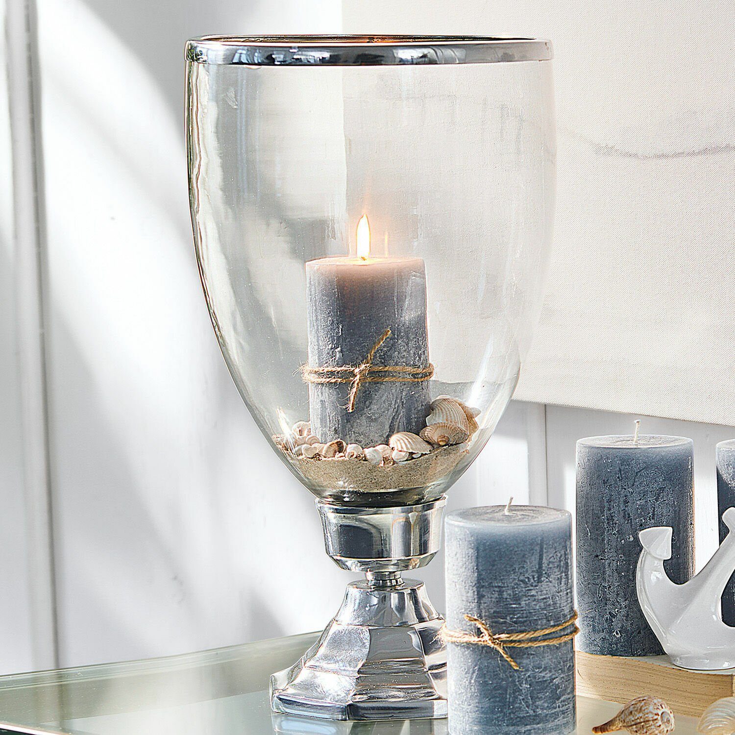 Mirabeau Kerzenständer Kerzenständer Echelon klar | Kerzenständer
