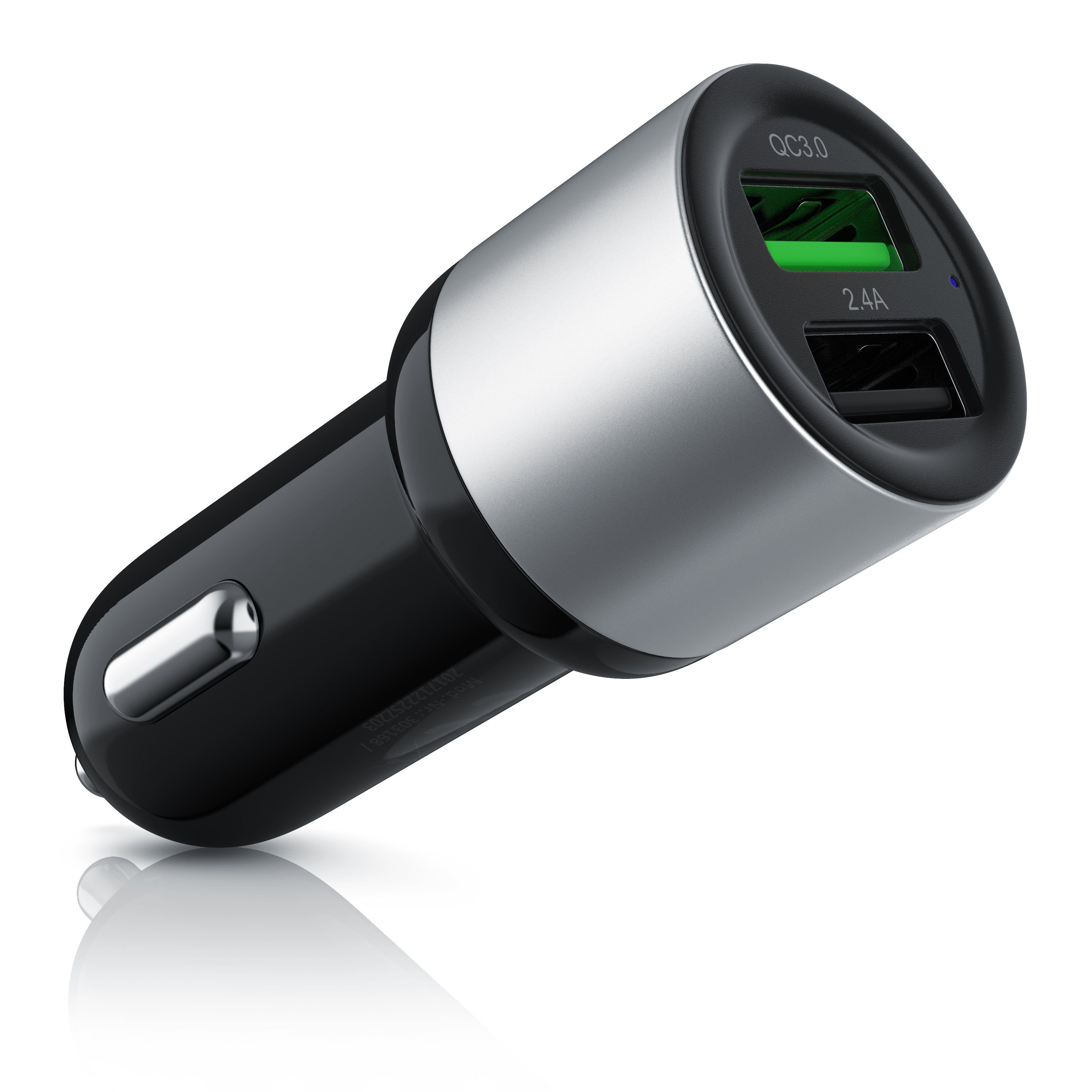 Aplic KFZ-Adapter, KFZ Ladegerät Dual USB Quick Charge 3.0 Ports 5400mAh