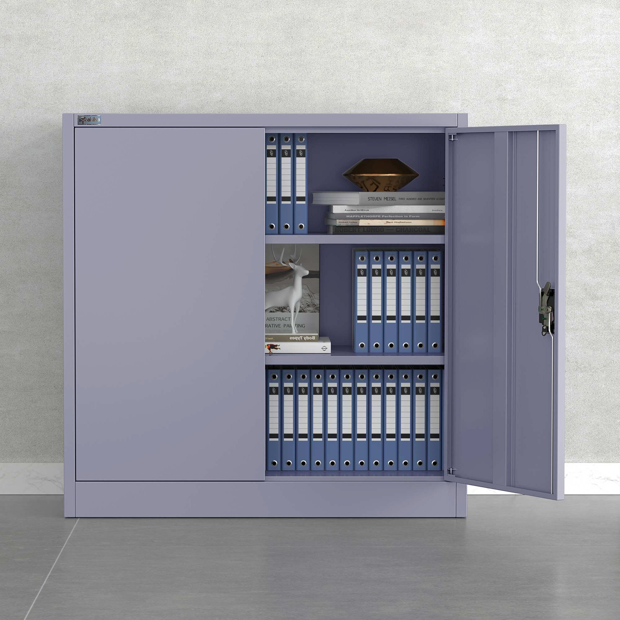 Makika Aktenschrank Büroschrank abschließbar 40x90x90cm in günstig online kaufen