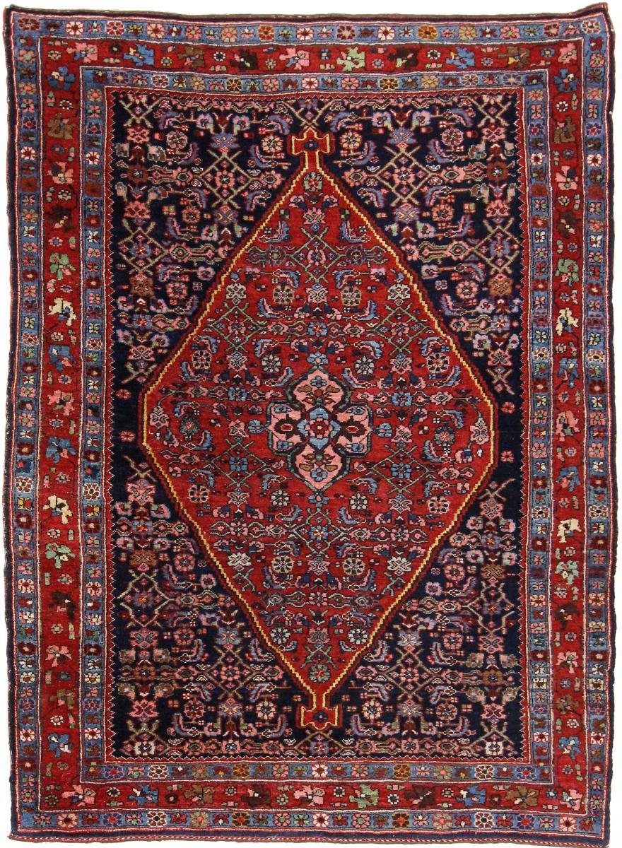Orientteppich Bidjar Halwai Antik 103x149 Handgeknüpfter Orientteppich, Nain Trading, rechteckig, Höhe: 5 mm