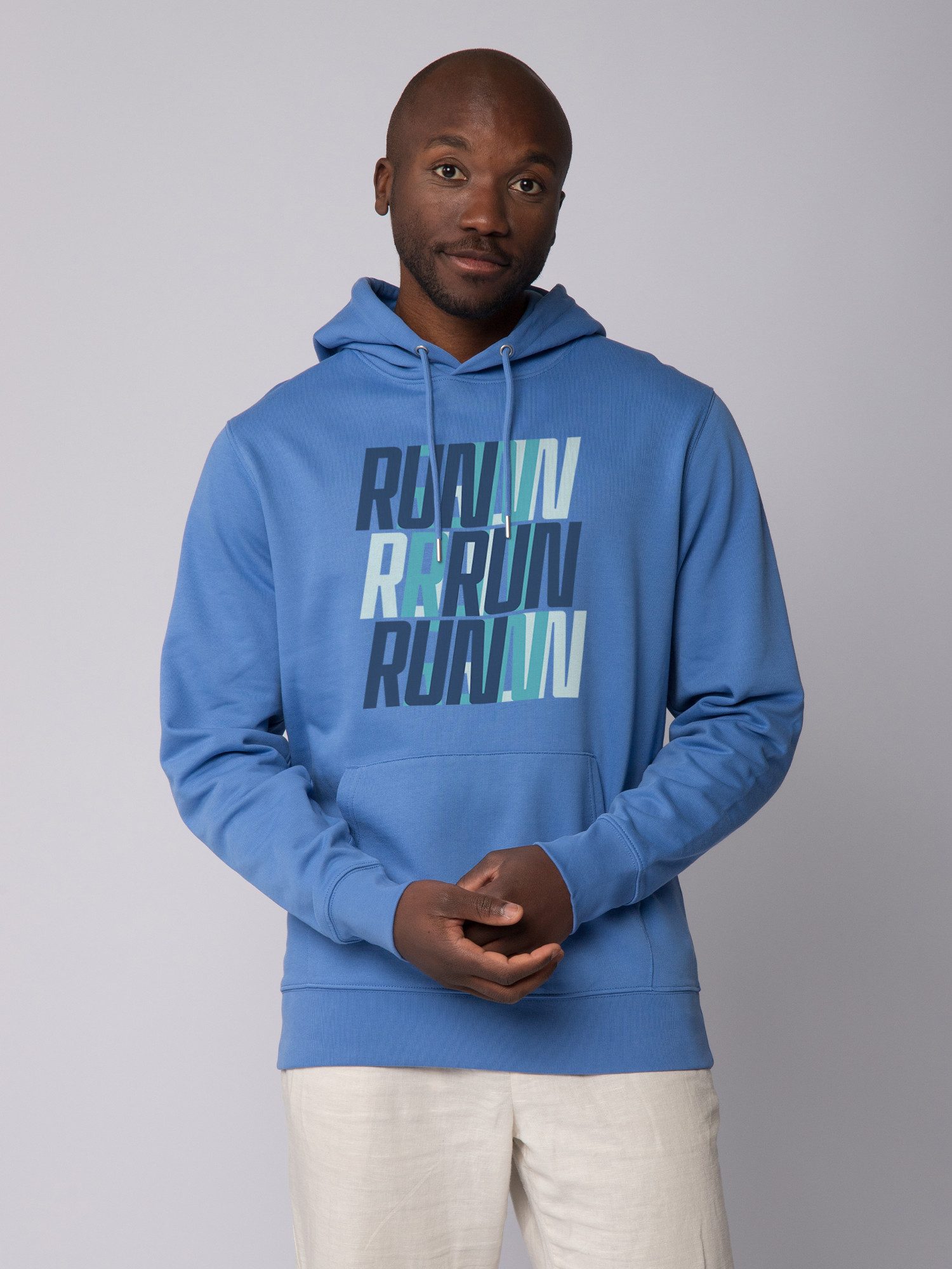 Hoodie Run, Run, Run blue