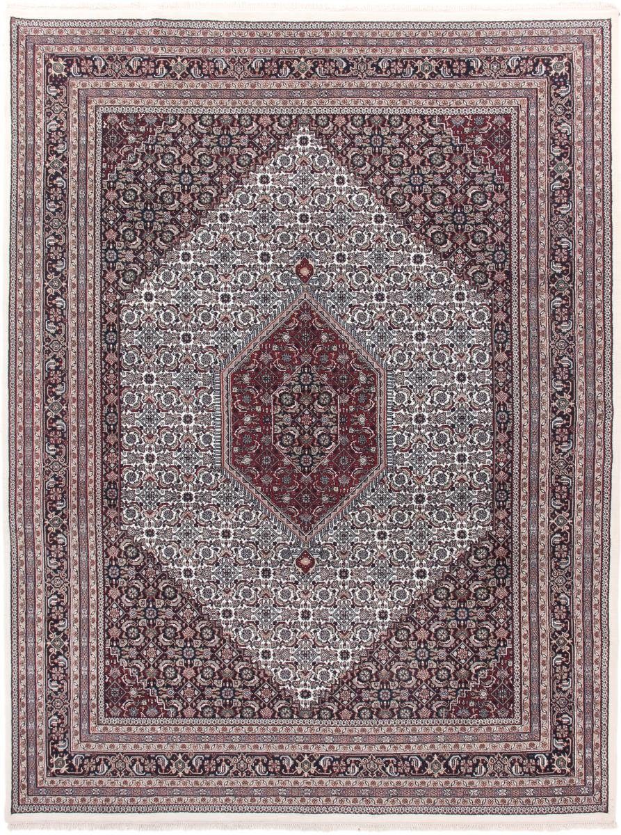Orientteppich Indo Bidjar Herati 281x372 Handgeknüpfter Orientteppich, Nain Trading, rechteckig, Höhe: 15 mm