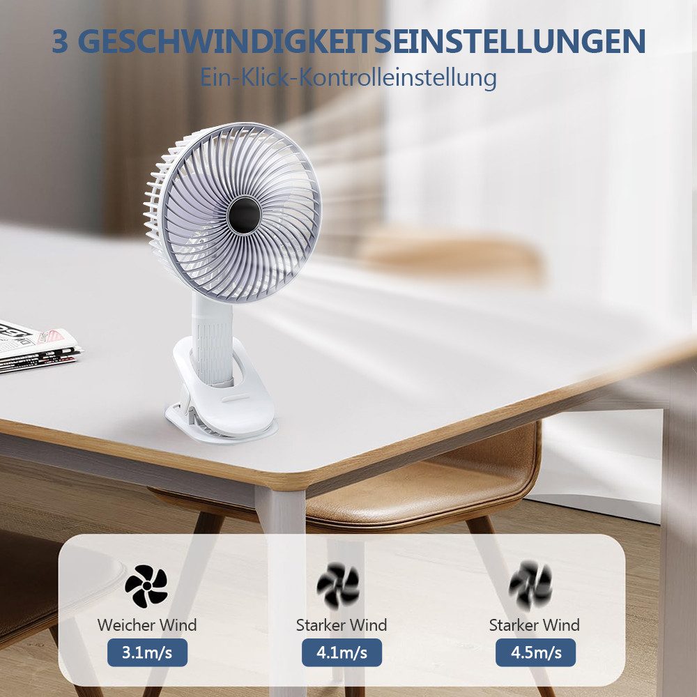 RWEUOQ Tischventilator Tischventilator Mini USB-Ventilator Wandmontierter günstig online kaufen