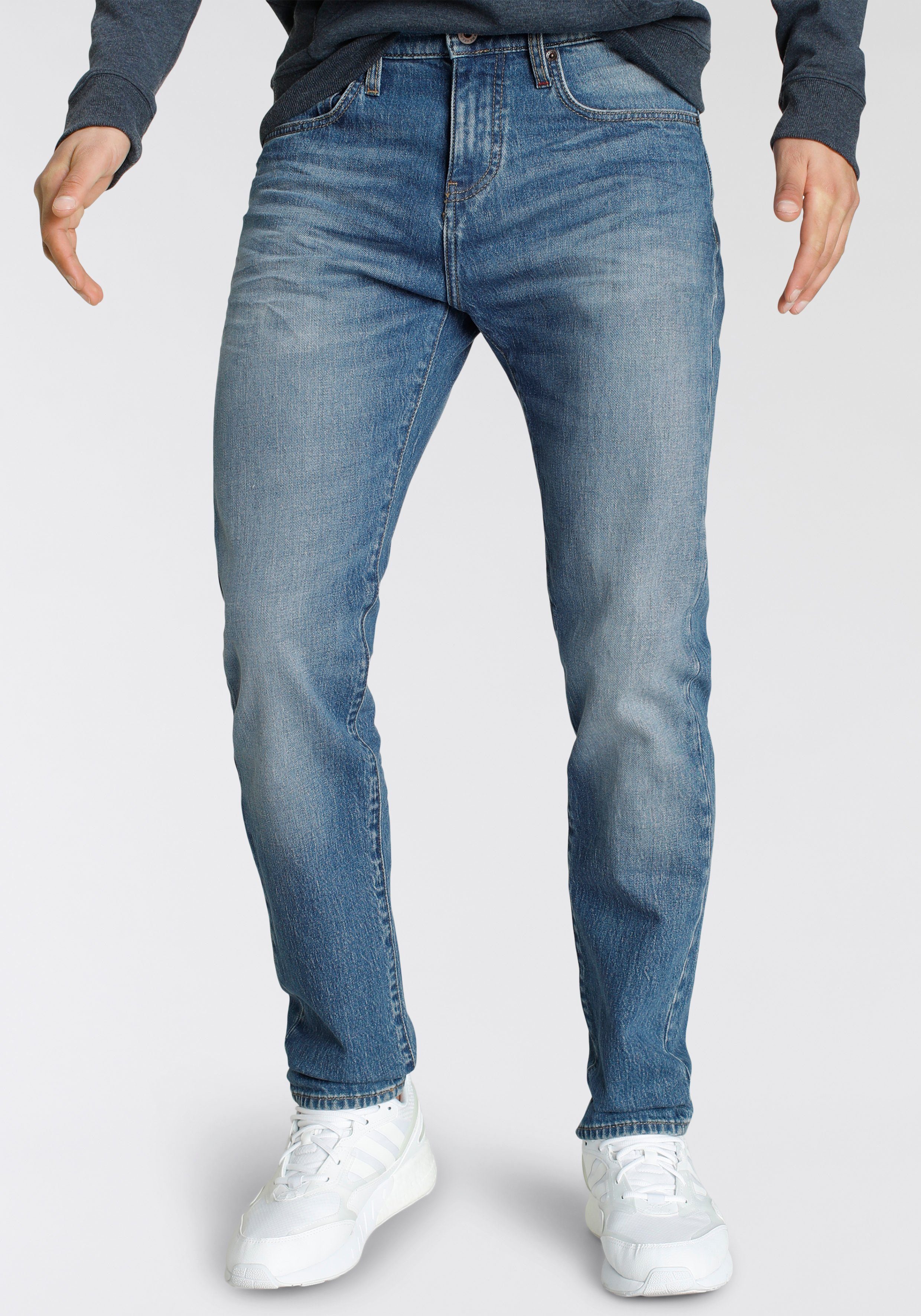 Alife & Kickin Tapered-fit-Jeans LennoxAK Ökologische, wassersparende Produktion durch Ozon Wash blue