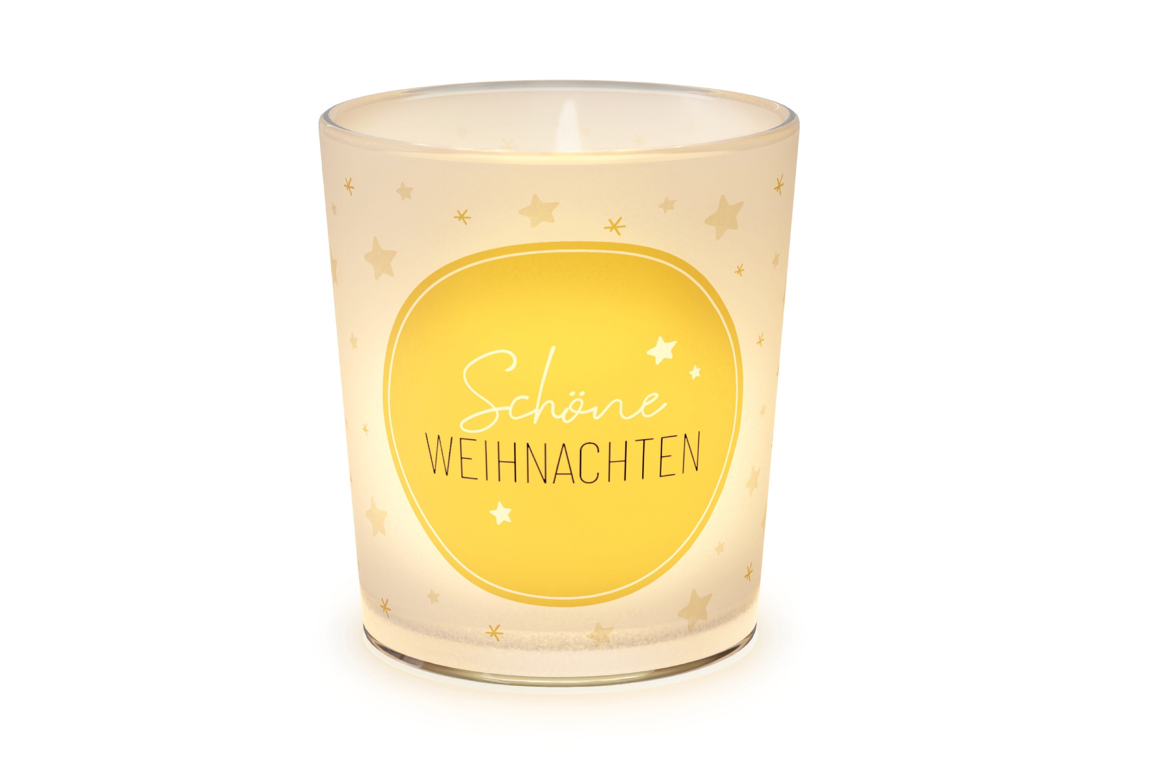 La Vida Teelicht Windlicht Glas Teelichthalter Geschenk Weihnachten la vida Sterne