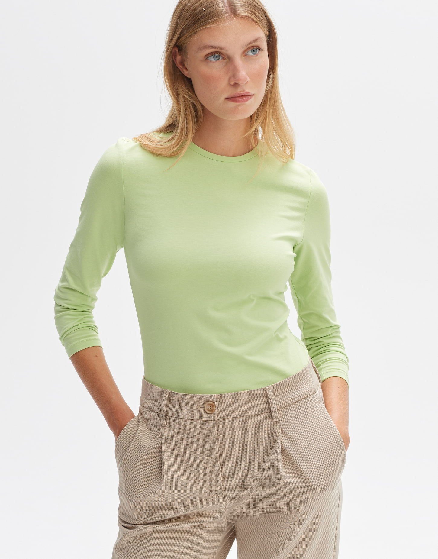 OPUS Langarmshirt Longsleeve SMILLA Slim aus günstig online kaufen