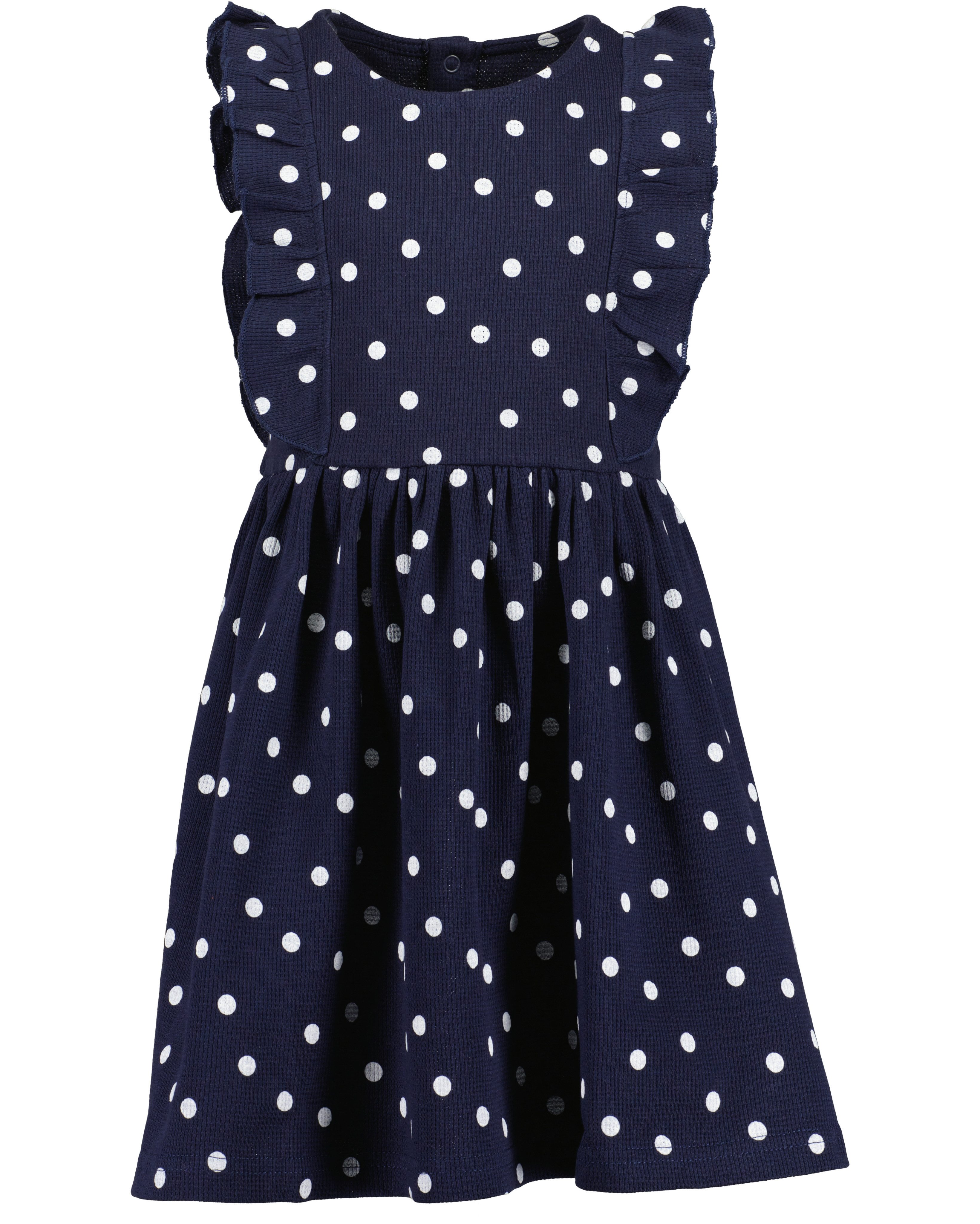 Blue Seven Sommerkleid (1-tlg) mit tollen Volants und mit kleiner Knopfleiste im Rücken