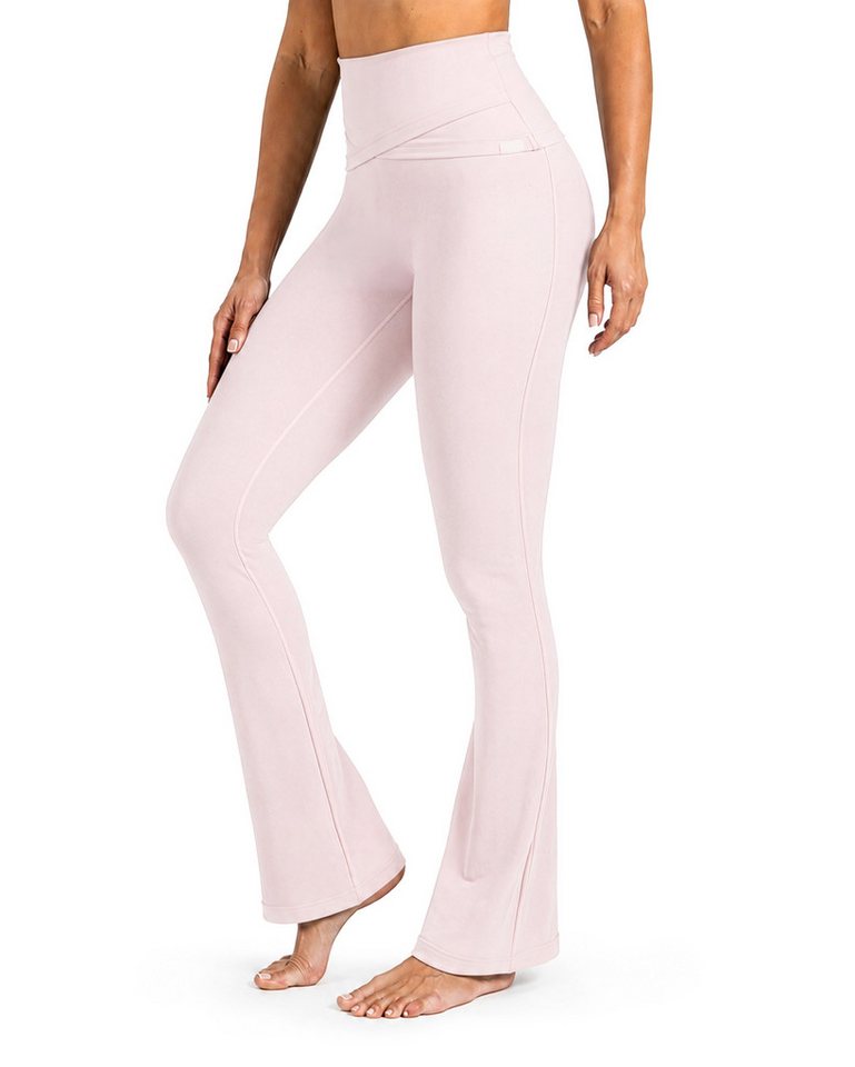 Smilodox Leggings Florea Damen, Schlaghose, Soft Touch & Stretch, für Gym & Alltag Flared Fit, Soft Touch, Blickdicht, Komfortbund