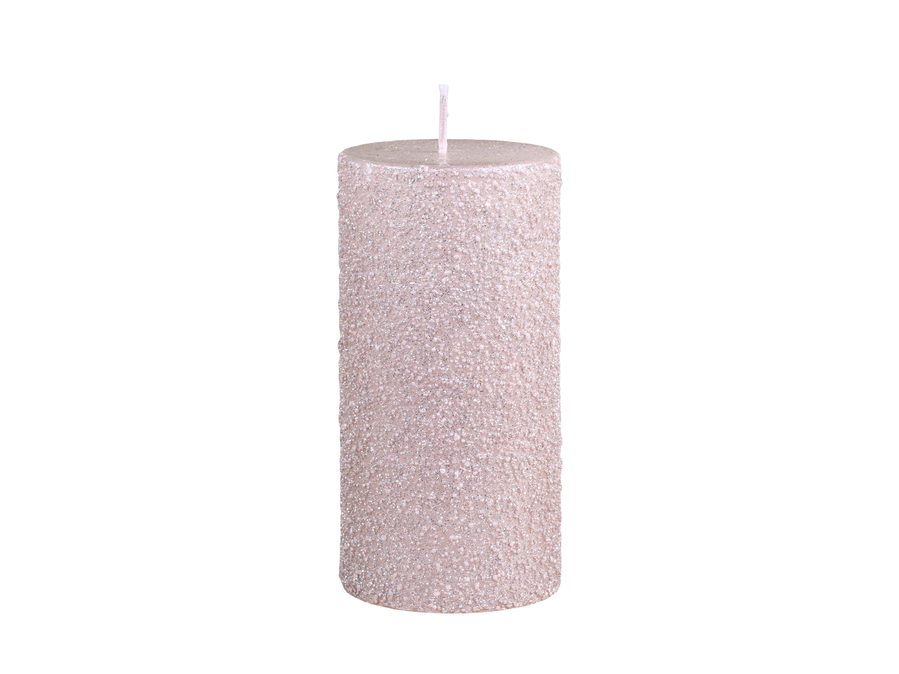 Chic Antique Stumpenkerze Stumpenkerze Macon Glitter Luxuskerze Weihnachtsdekoration, 100 % Paraffin, Glitterkerze, hochwertig, lange Brennzeit