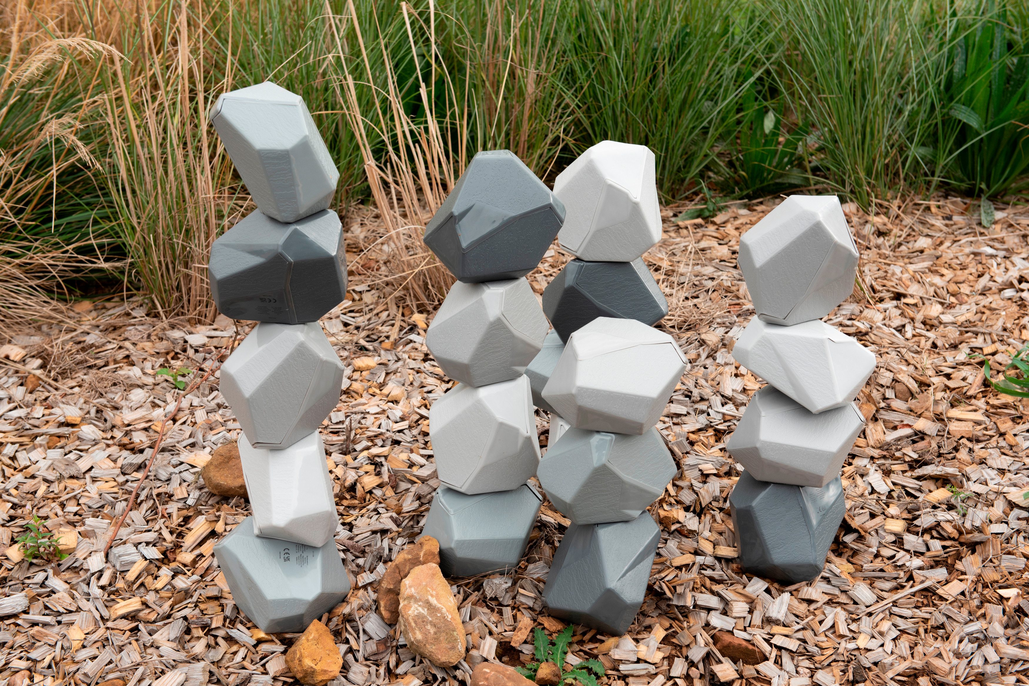 tts Balance-Bausteine - Spielsteine-Set stapelbare Kunststoff-Steine Spielbausteine