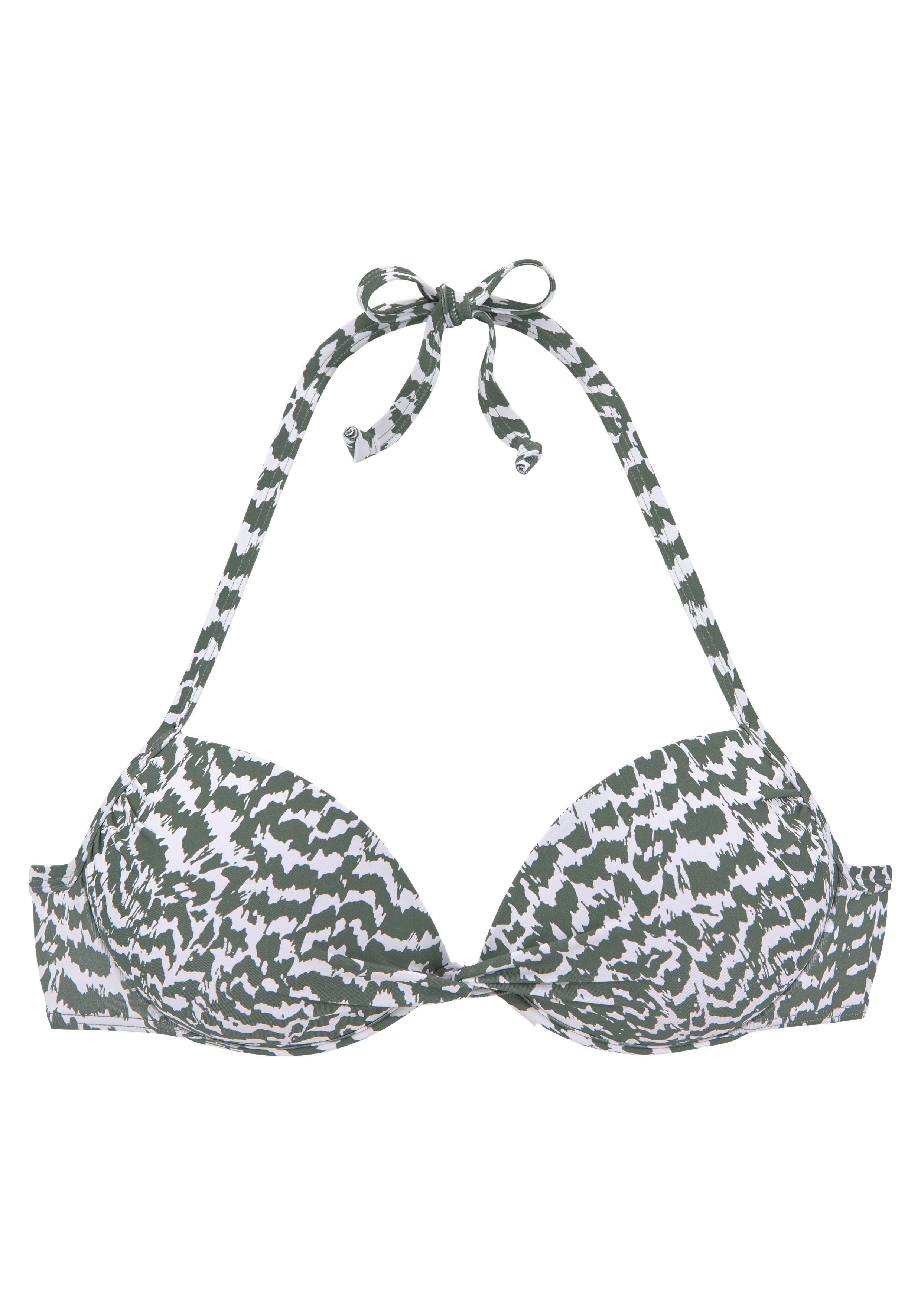 LASCANA Push-Up-Bikini-Top Sansa, mit gedrehter-Optik günstig online kaufen